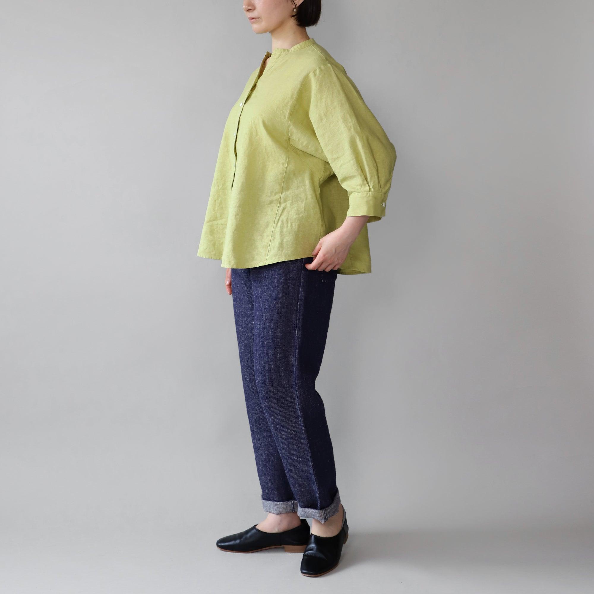 リループフレアブラウス WE2401G001 Lime