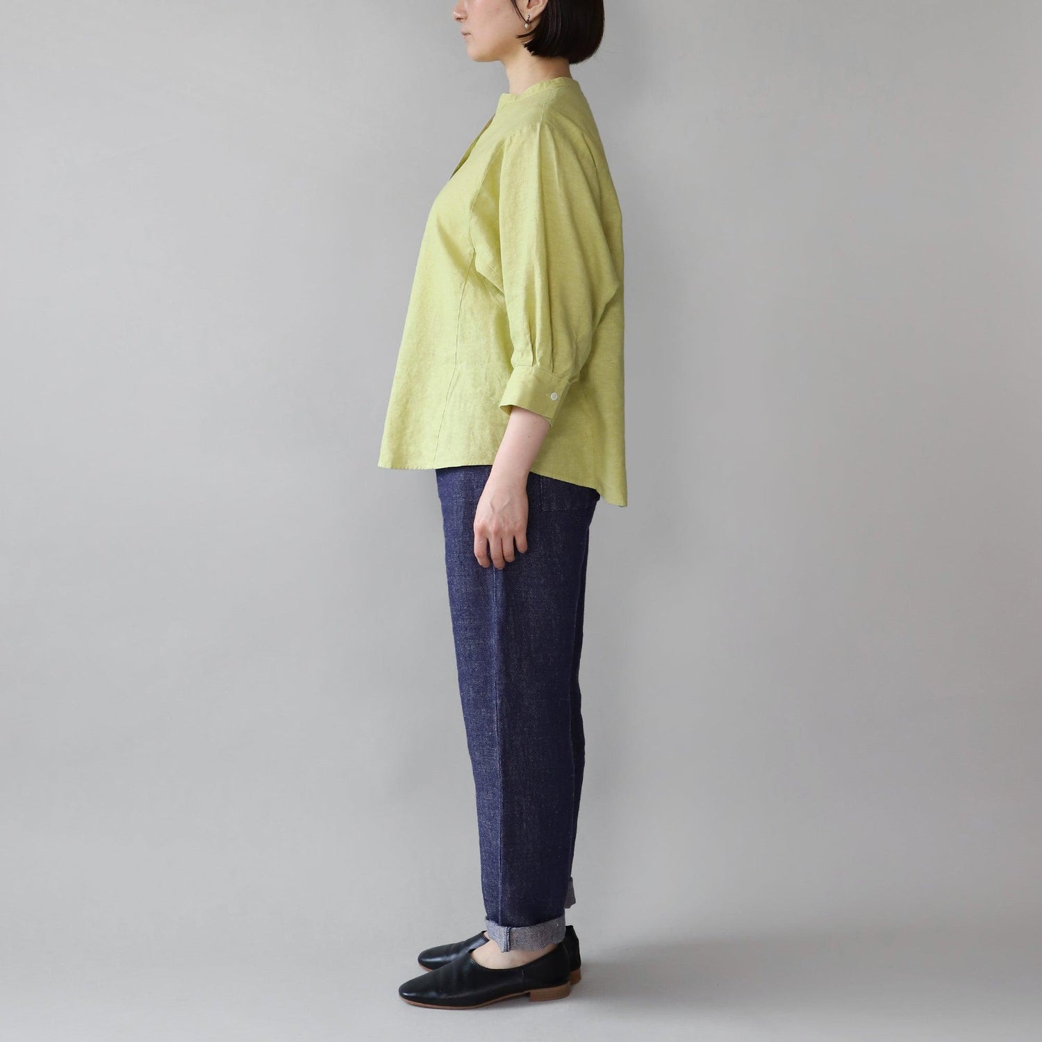 リループフレアブラウス WE2401G001 Lime