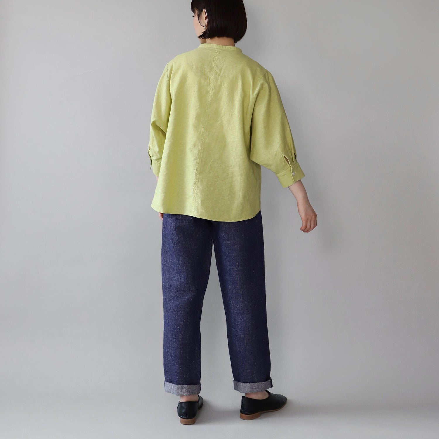 リループフレアブラウス WE2401G001 Lime