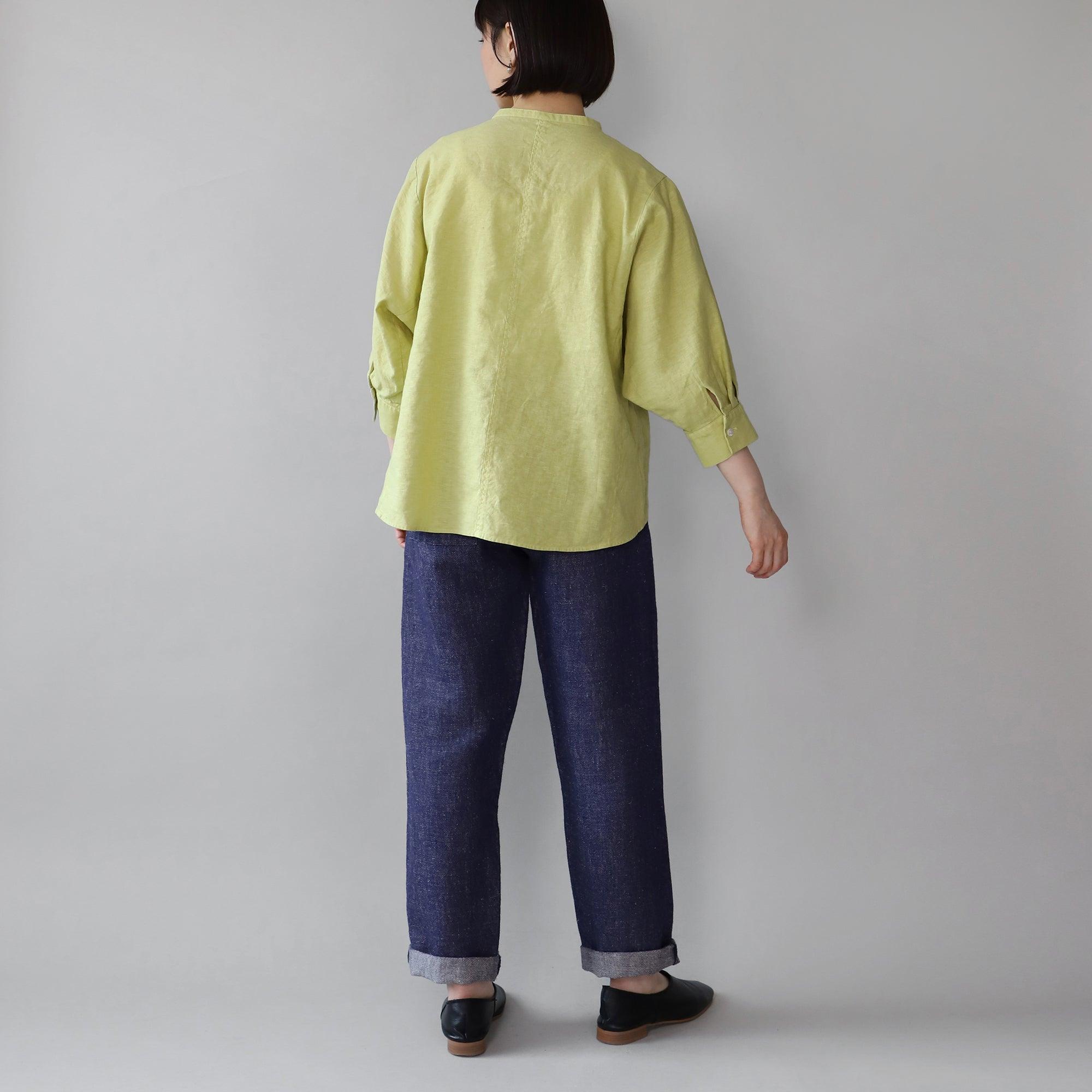 リループフレアブラウス WE2401G001 Lime