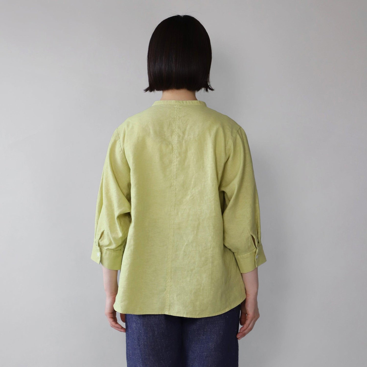 リループフレアブラウス WE2401G001 Lime