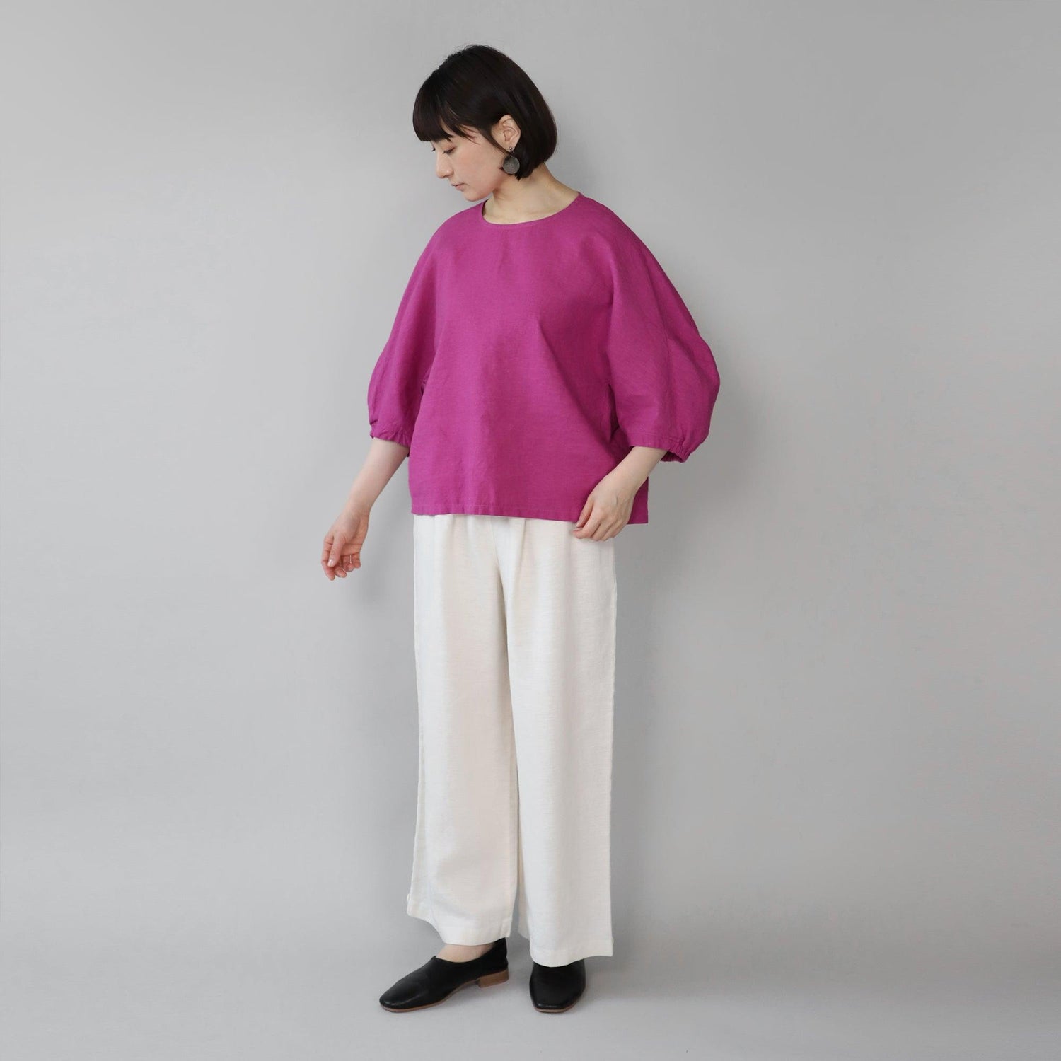 リループバルーンブラウス WE2401G002 Purple