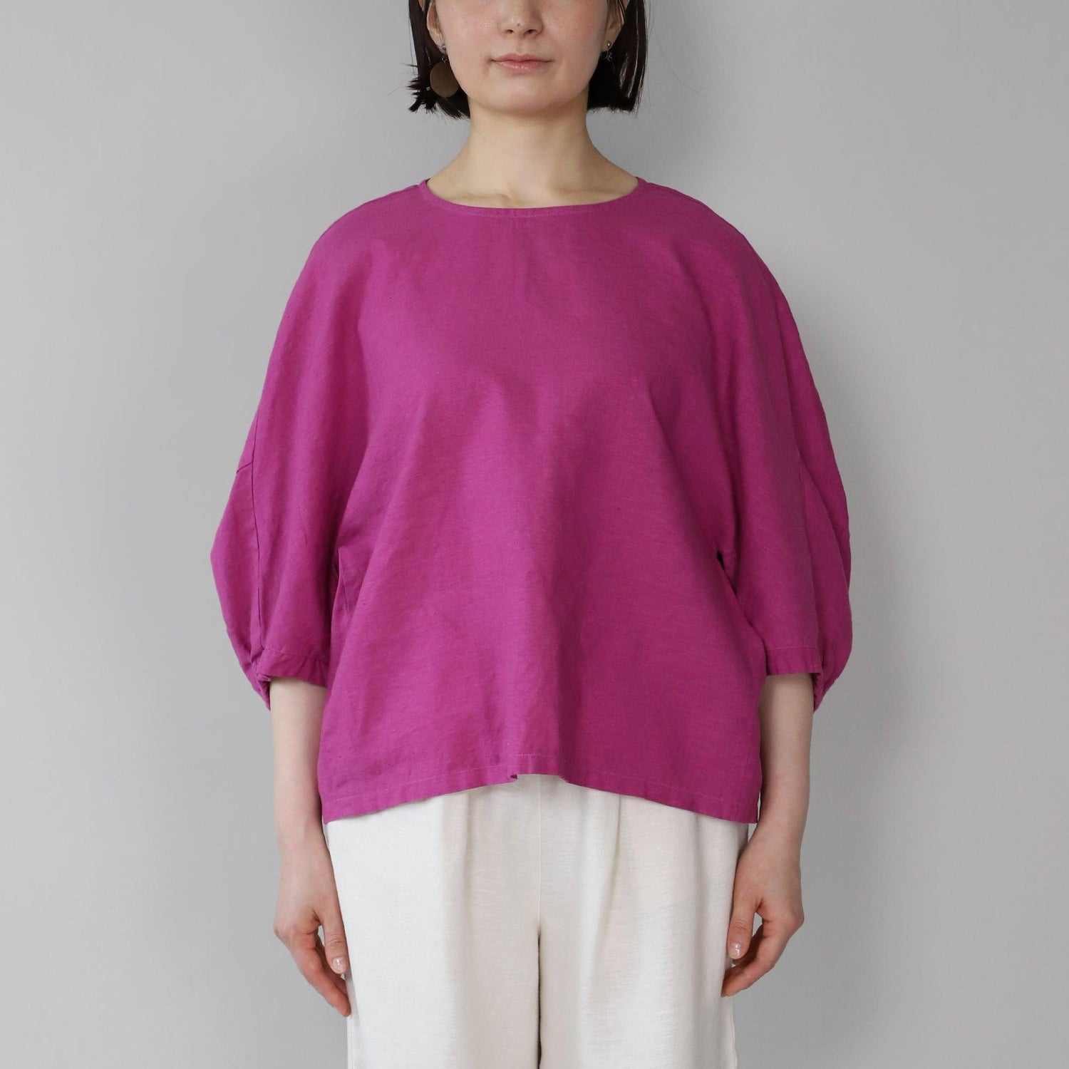 リループバルーンブラウス WE2401G002 Purple