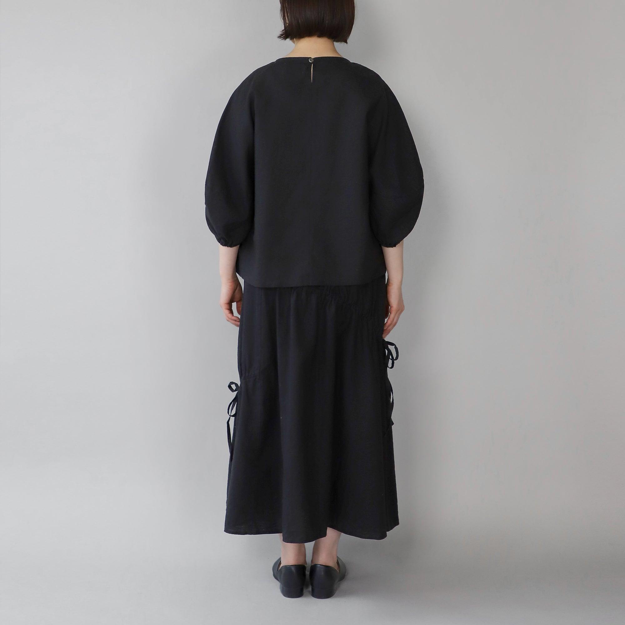 リループバルーンブラウス WE2401G002 Black