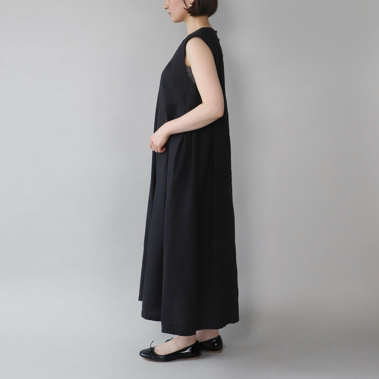 リループサイドタックワンピース WE2401G004 Black