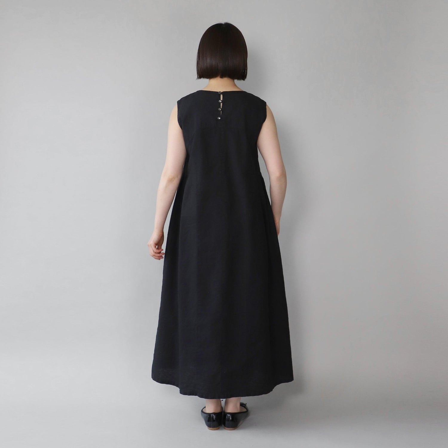 リループサイドタックワンピース WE2401G004 Black