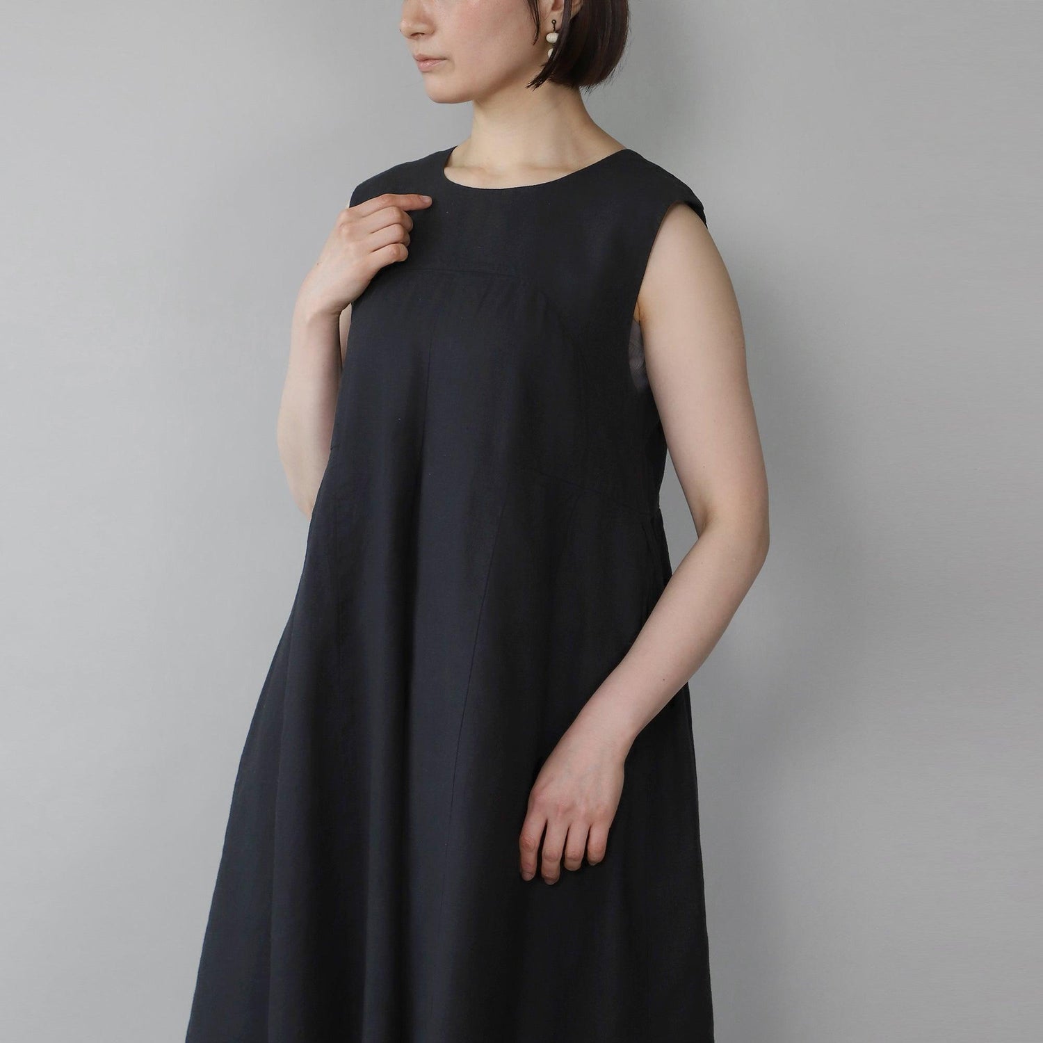 リループサイドタックワンピース WE2401G004 Black