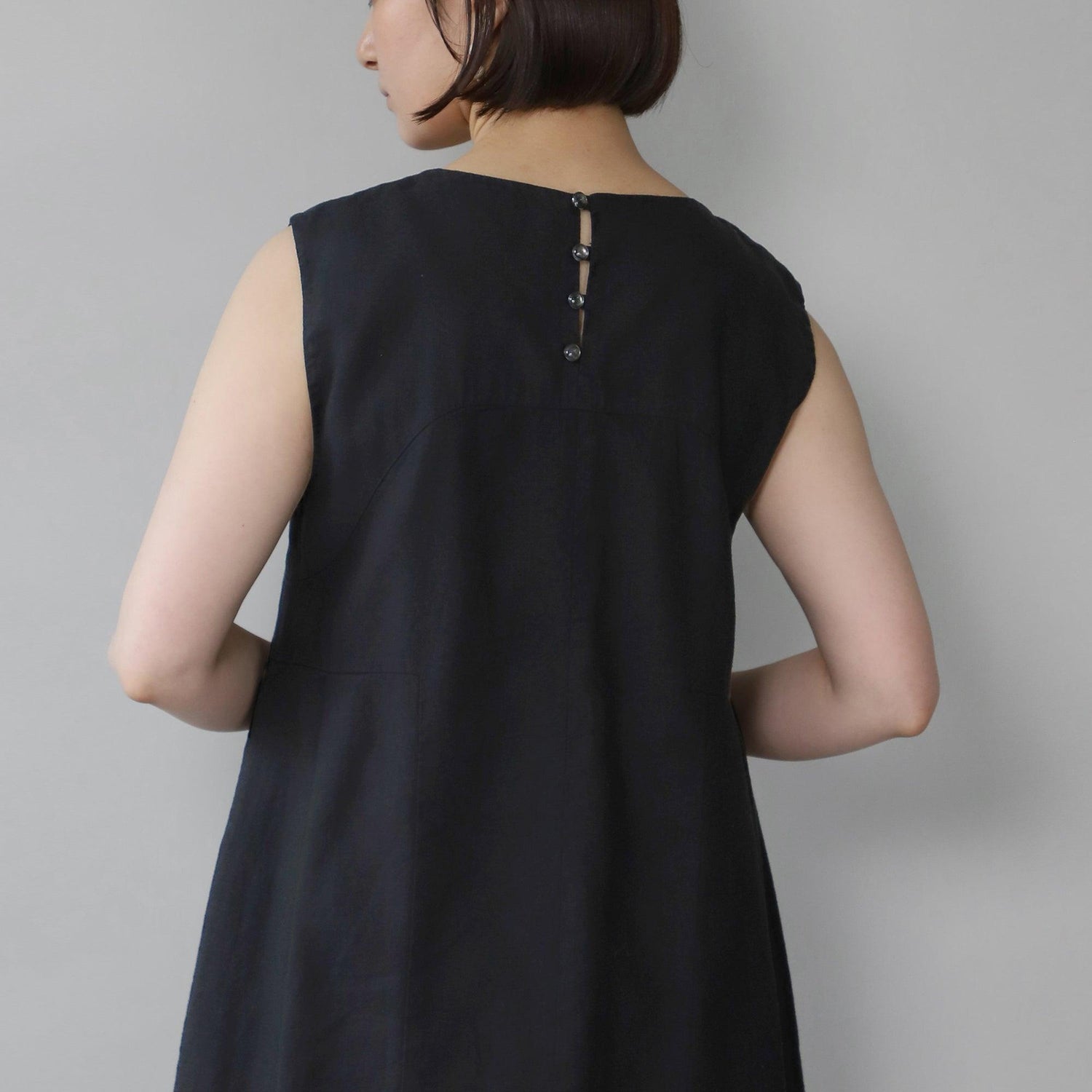 リループサイドタックワンピース WE2401G004 Black