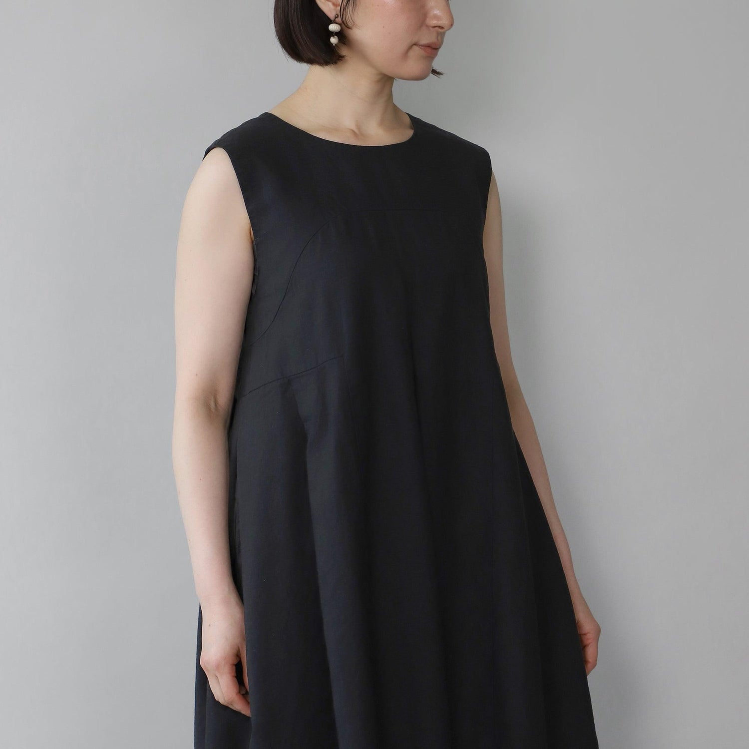 リループサイドタックワンピース WE2401G004 Black