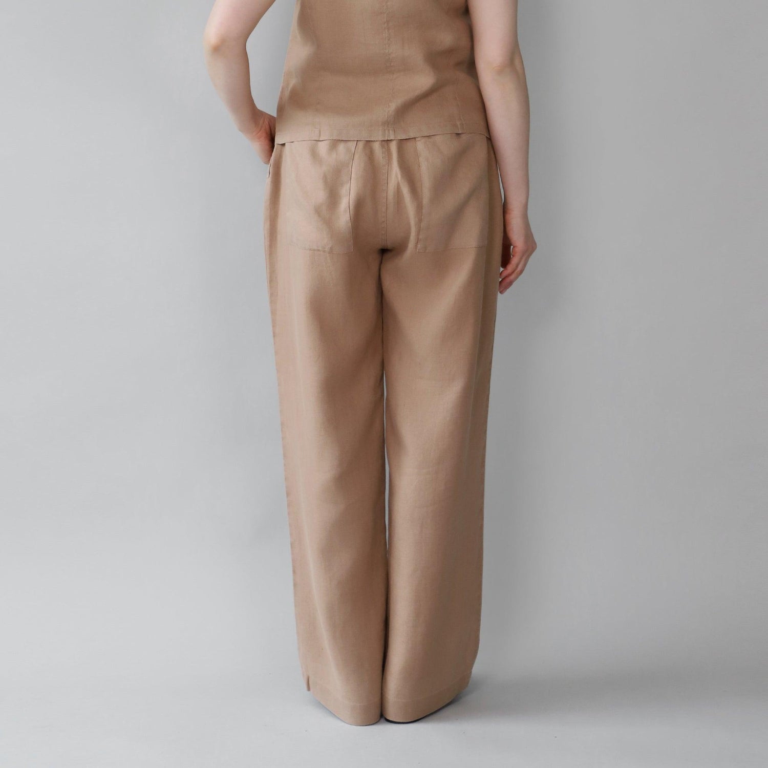 ヘンプストレートパンツ WE2401G008 Mocca