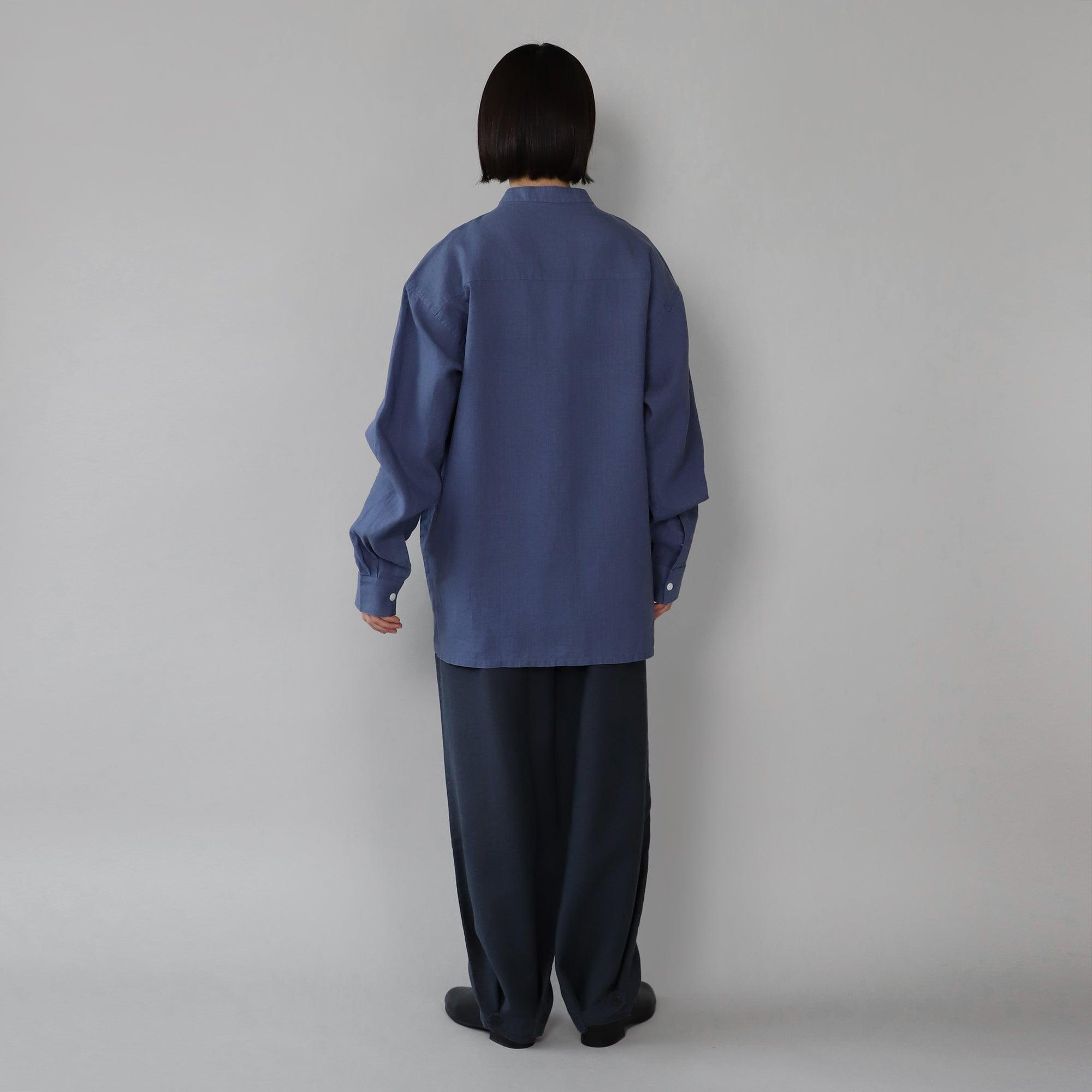 ヘンプフェザーシャツ WE2401G013 Dark Blue