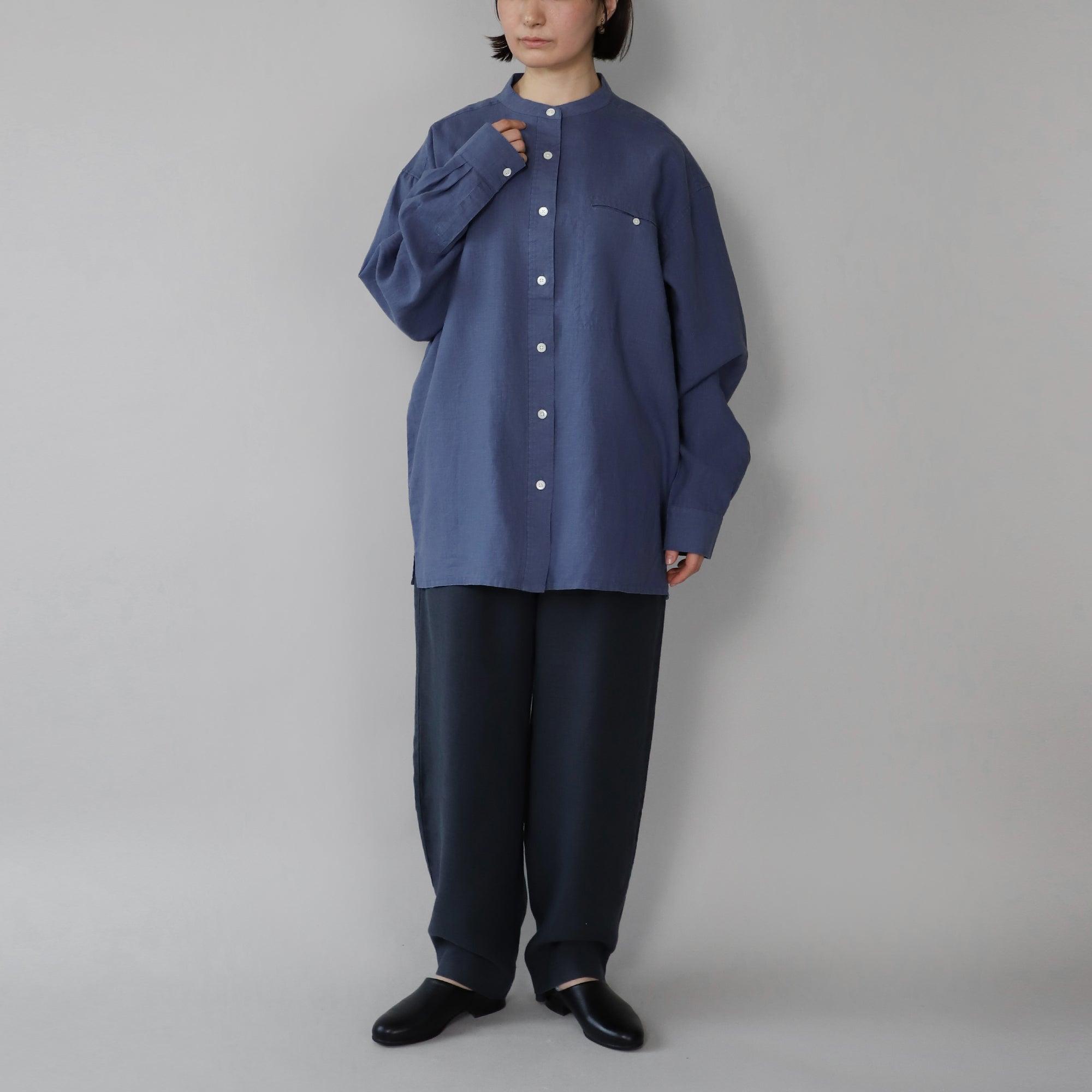 ヘンプフェザーシャツ WE2401G013 Dark Blue