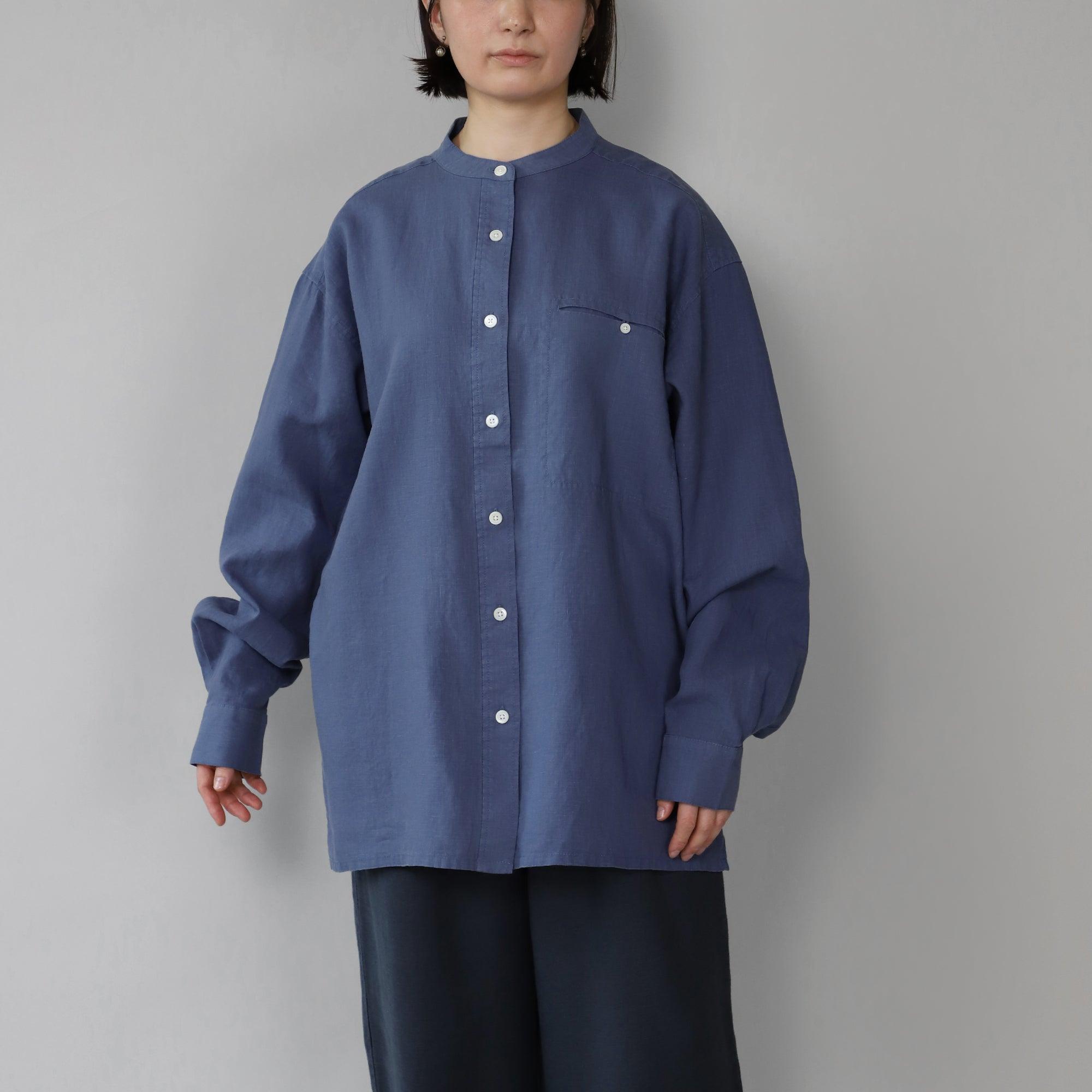 ヘンプフェザーシャツ WE2401G013 Dark Blue