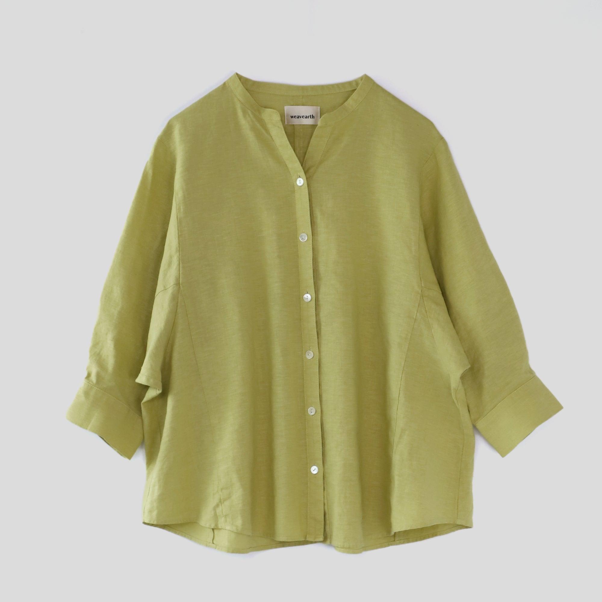 リループフレアブラウス WE2401G001 Lime