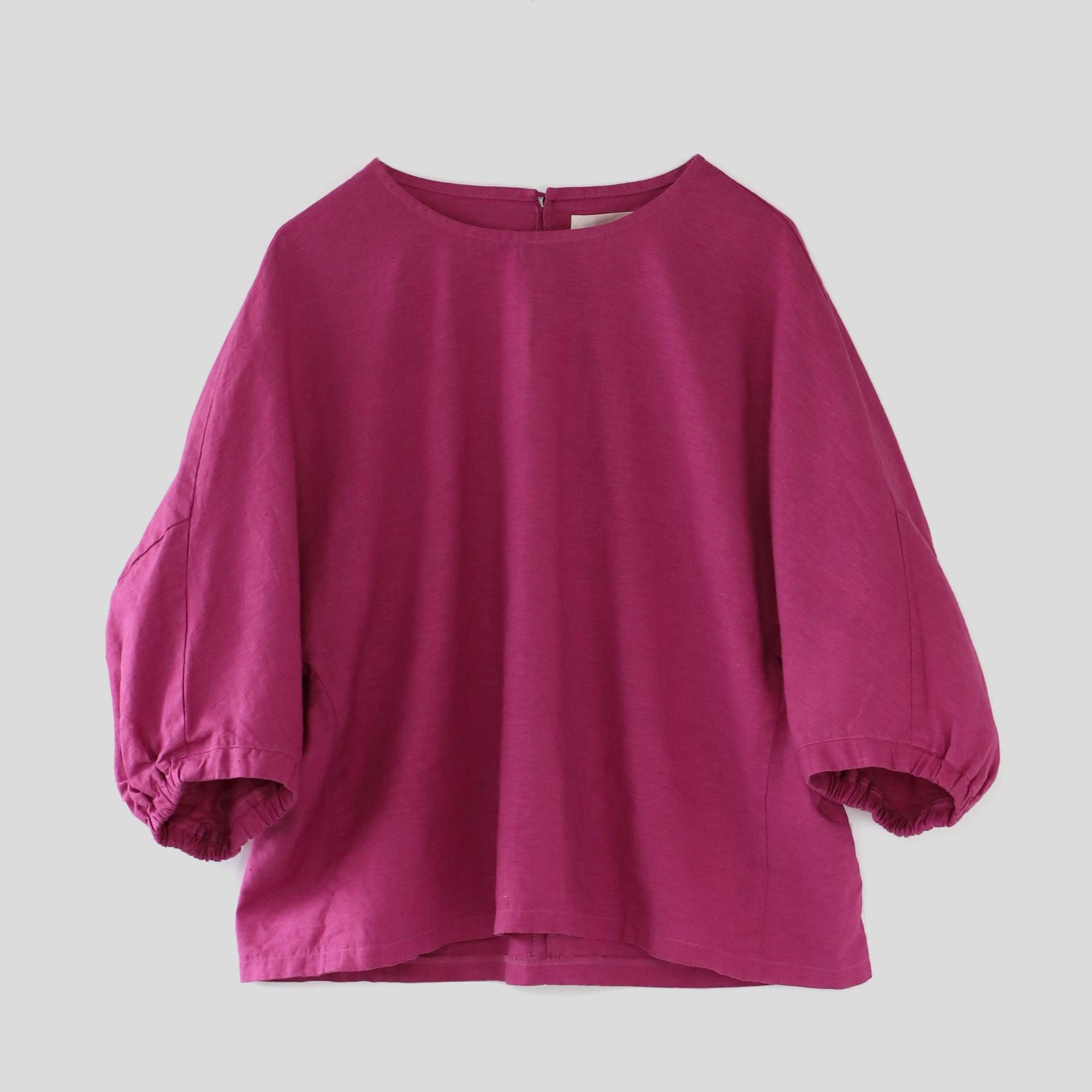 リループバルーンブラウス WE2401G002 Purple