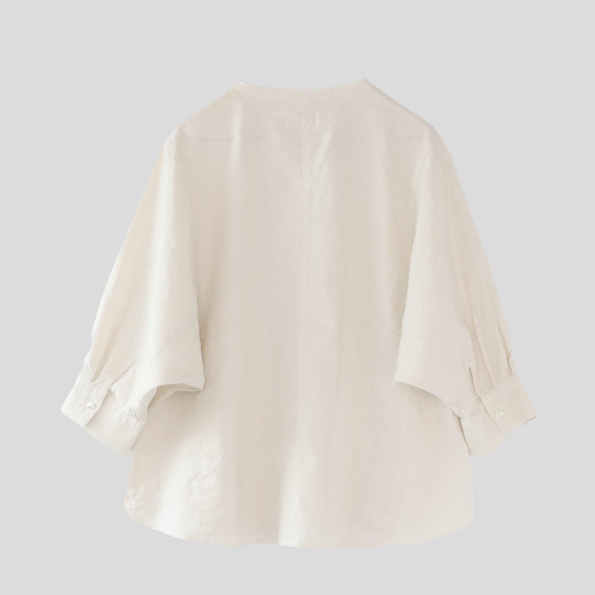 リループフレアブラウス WE2401G001 Beige