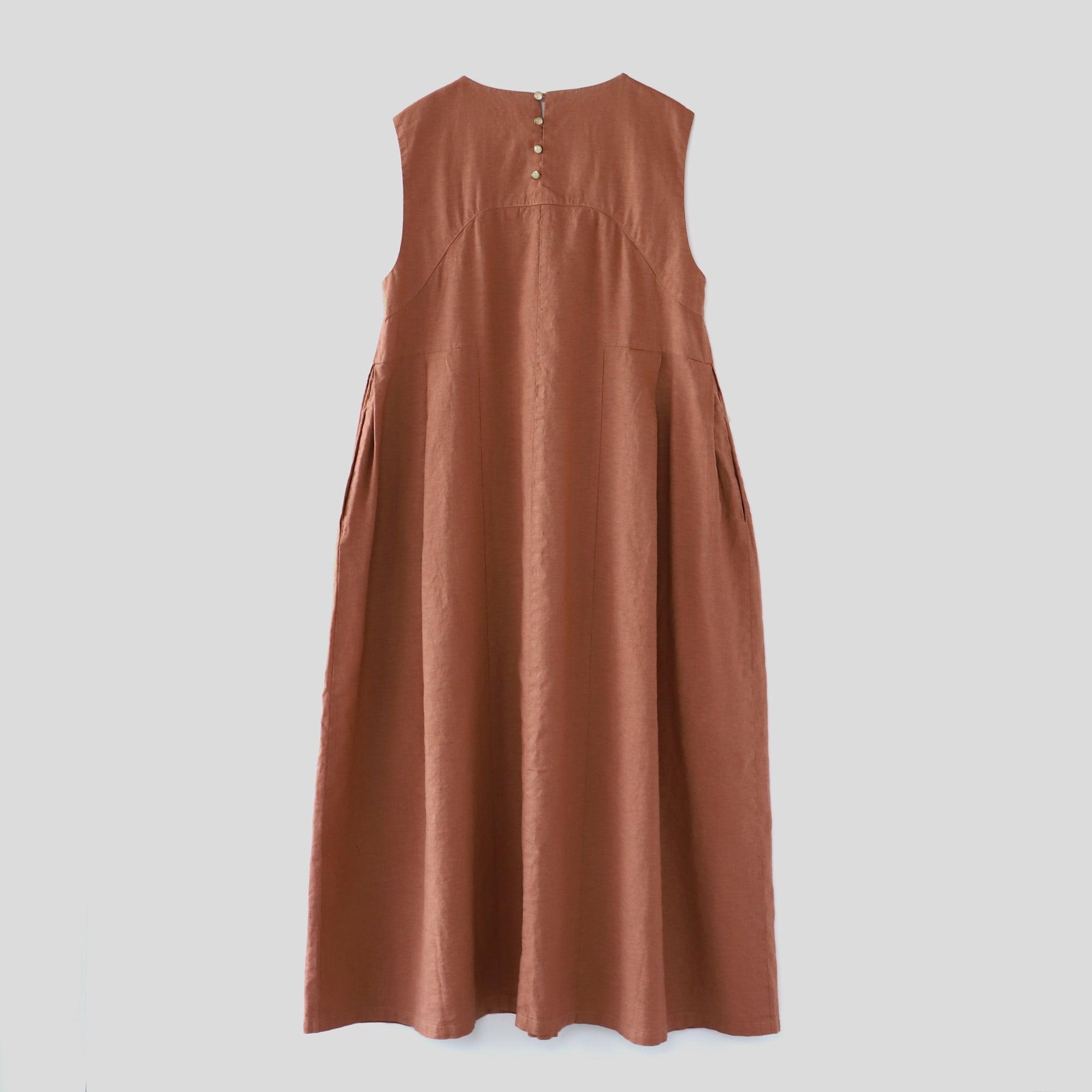 リループサイドタックワンピース WE2401G004 Rosewood