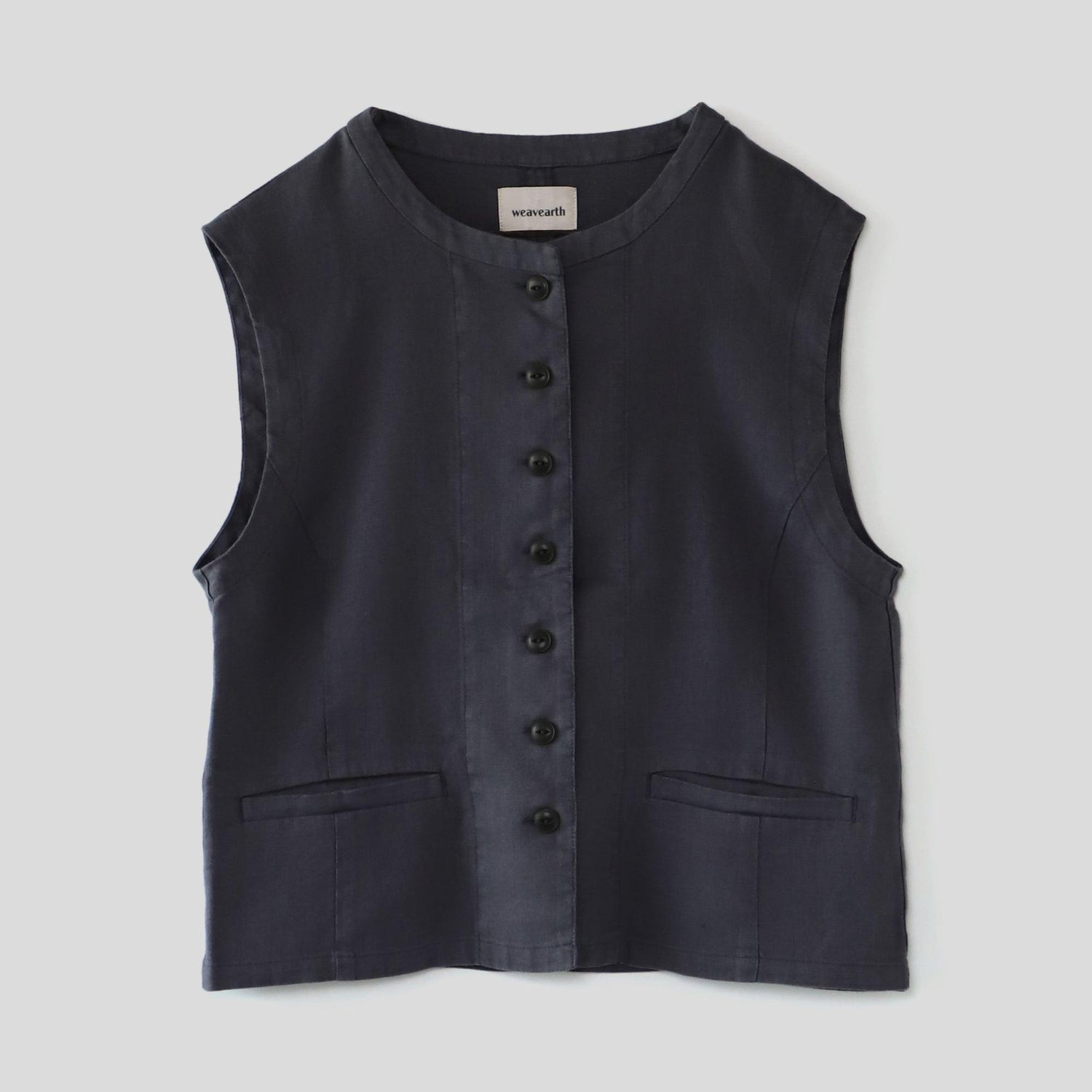 ヘンプオープンベスト WE2401G009 INK