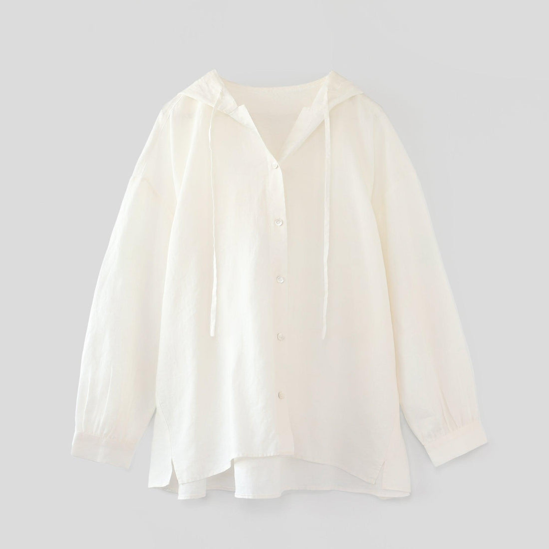 WE2501G006 ヘンプフーディシャツ