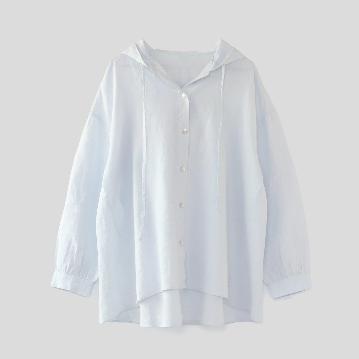 WE2501G006 ヘンプフーディシャツ