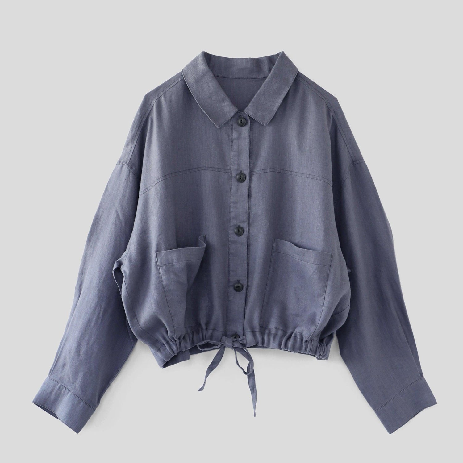 WE2501G008 ヘンプツイルシャツジャケット