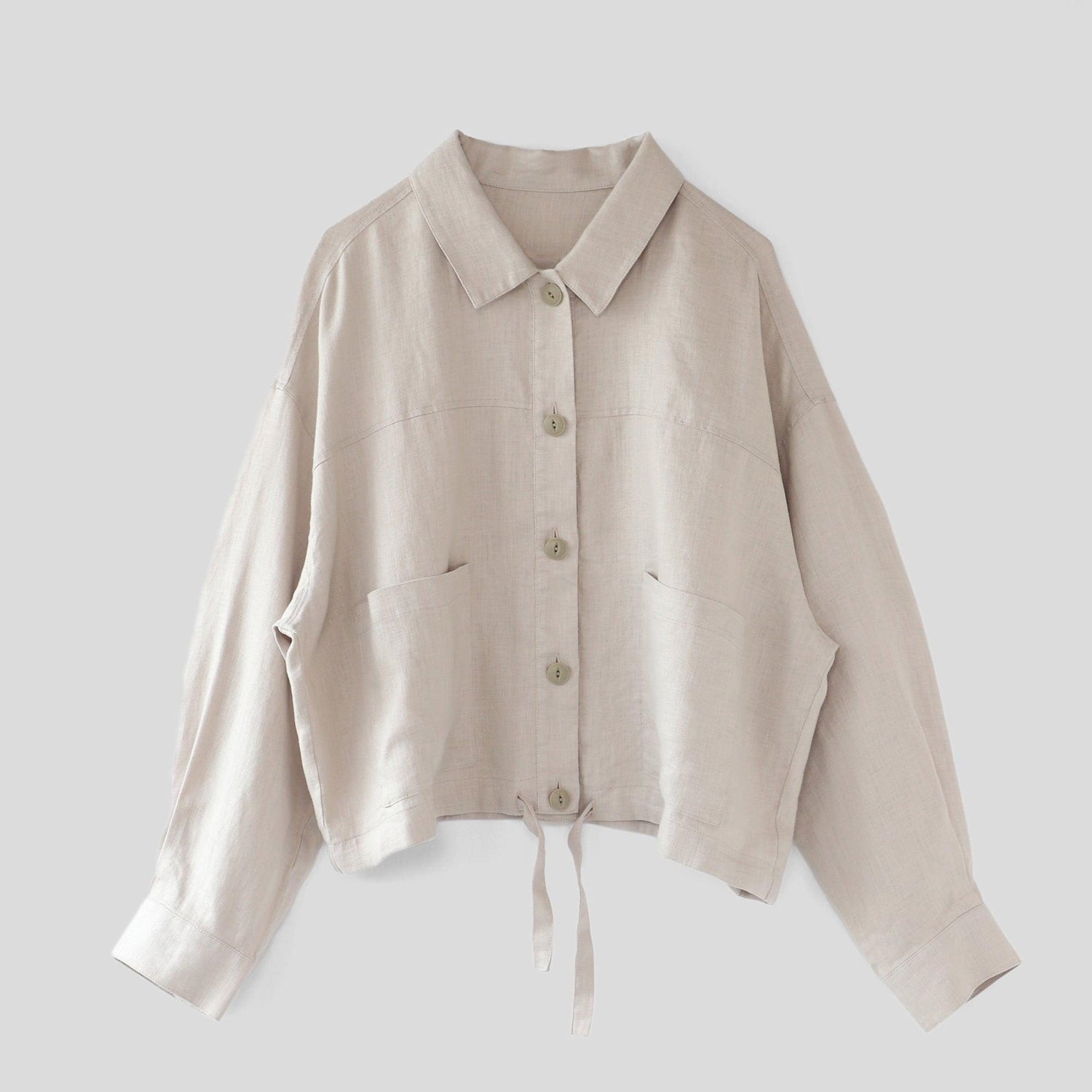 WE2501G008 ヘンプツイルシャツジャケット