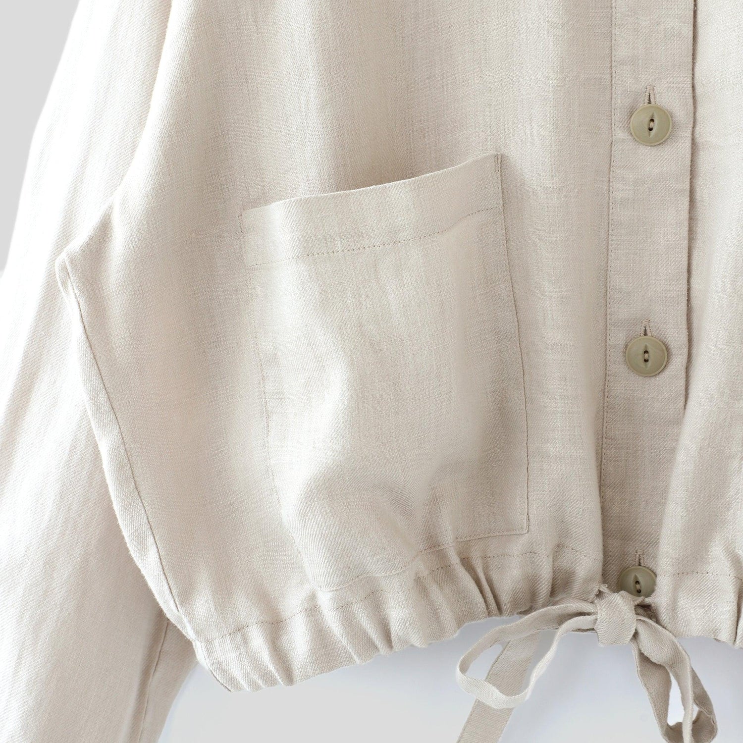 WE2501G008 ヘンプツイルシャツジャケット