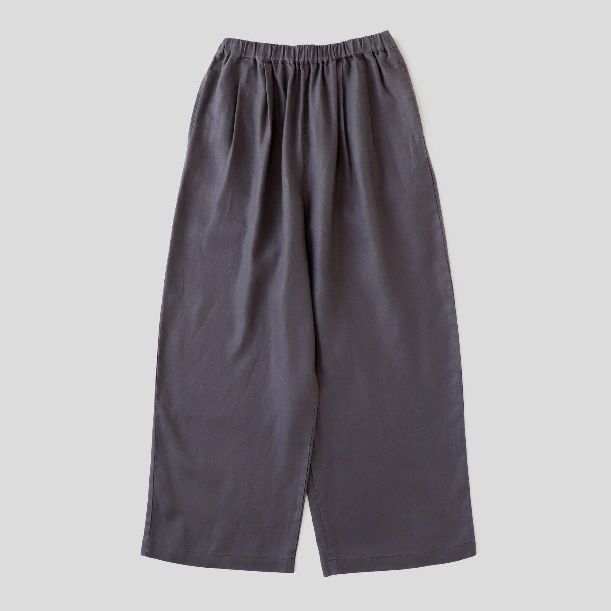 WE2501G004 ヘンプツイル  ストレートイージーパンツ