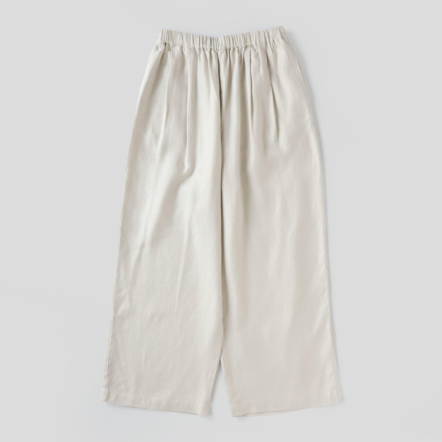 WE2501G004 ヘンプツイル  ストレートイージーパンツ