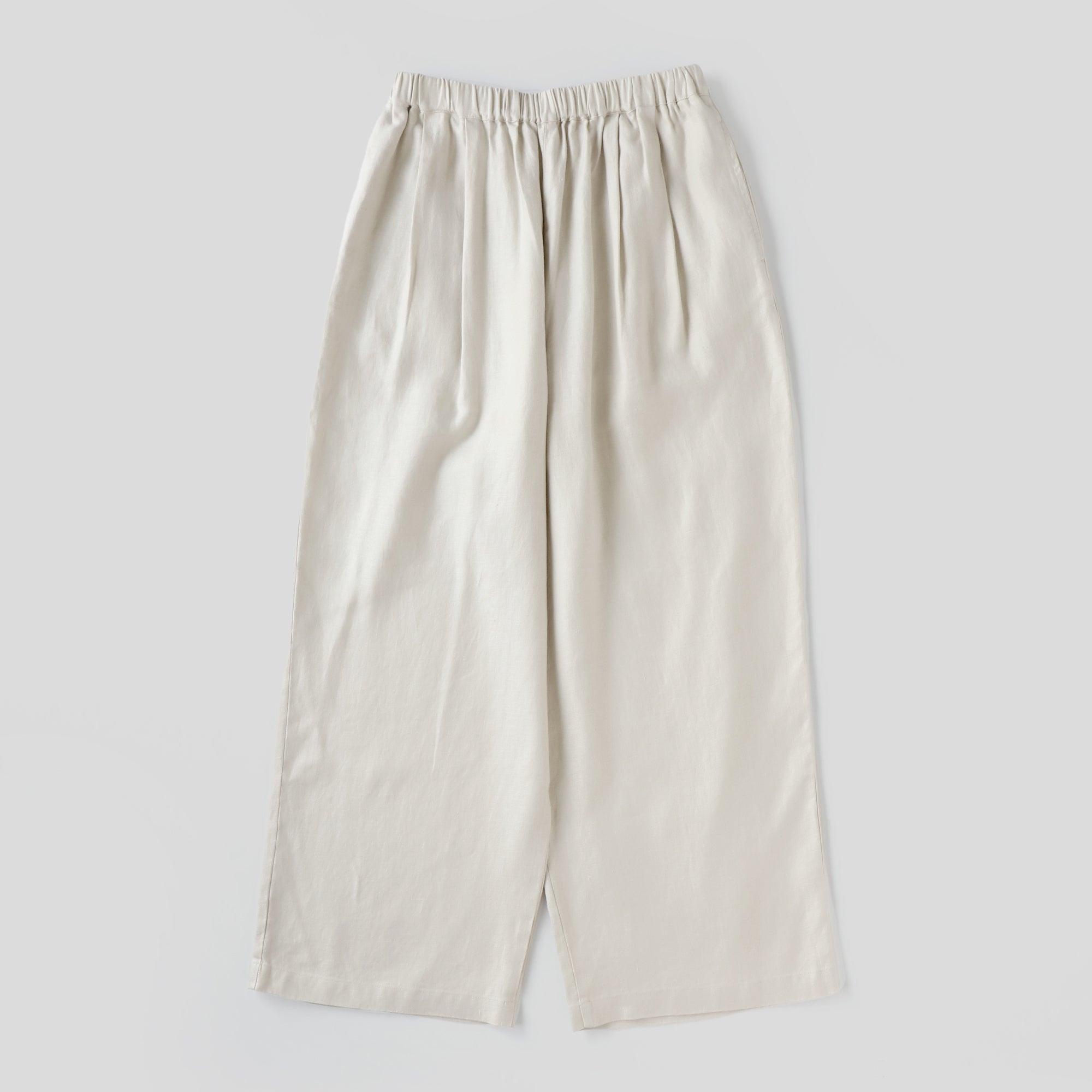 WE2501G004 ヘンプツイル  ストレートイージーパンツ