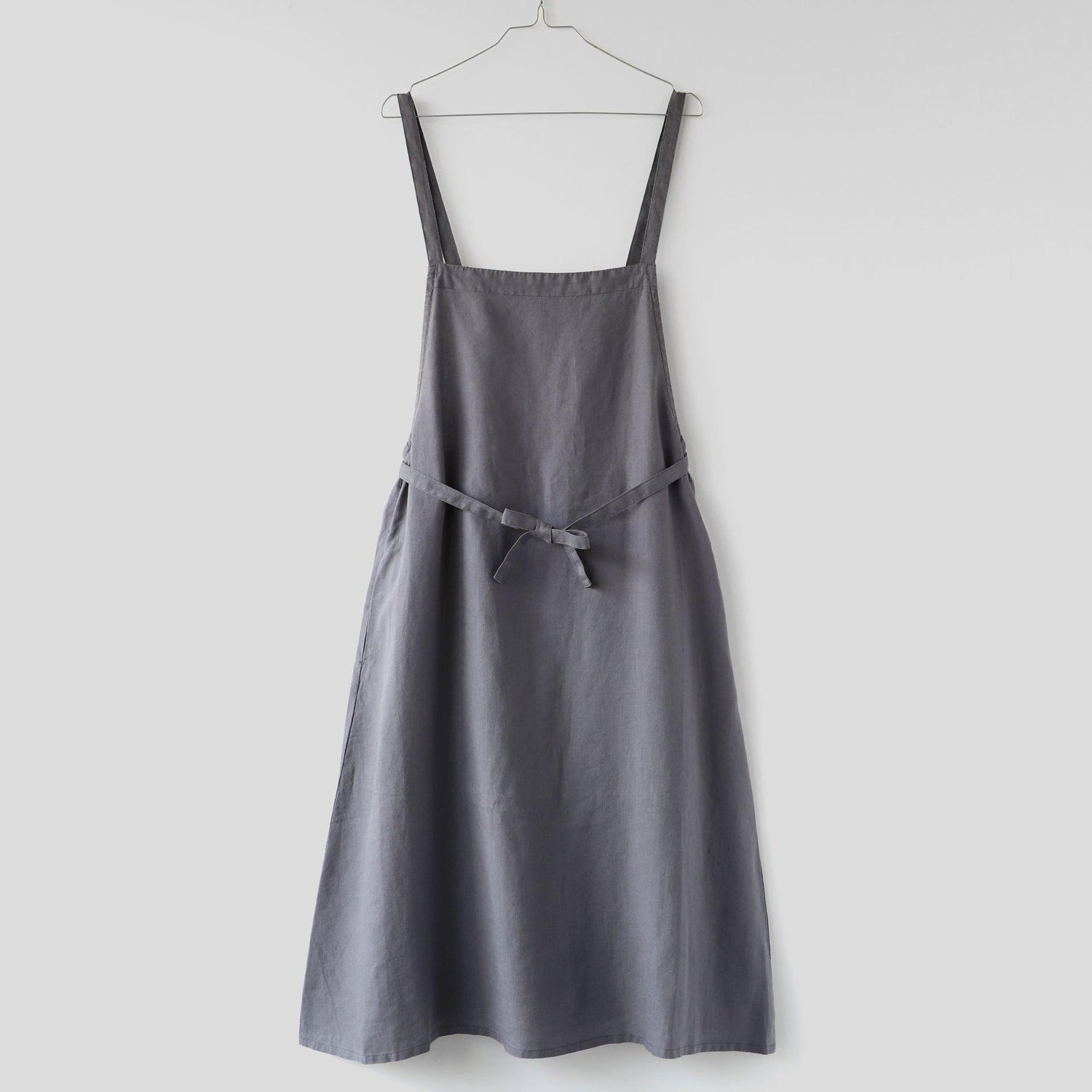 ヘンプ100%マキシエプロン WE2201R019 INK