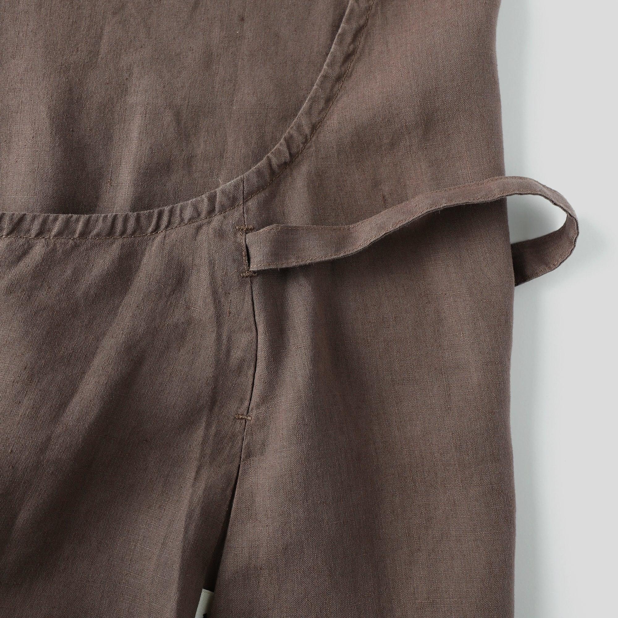 ヘンプ100%マキシエプロン WE2201R019 詳細