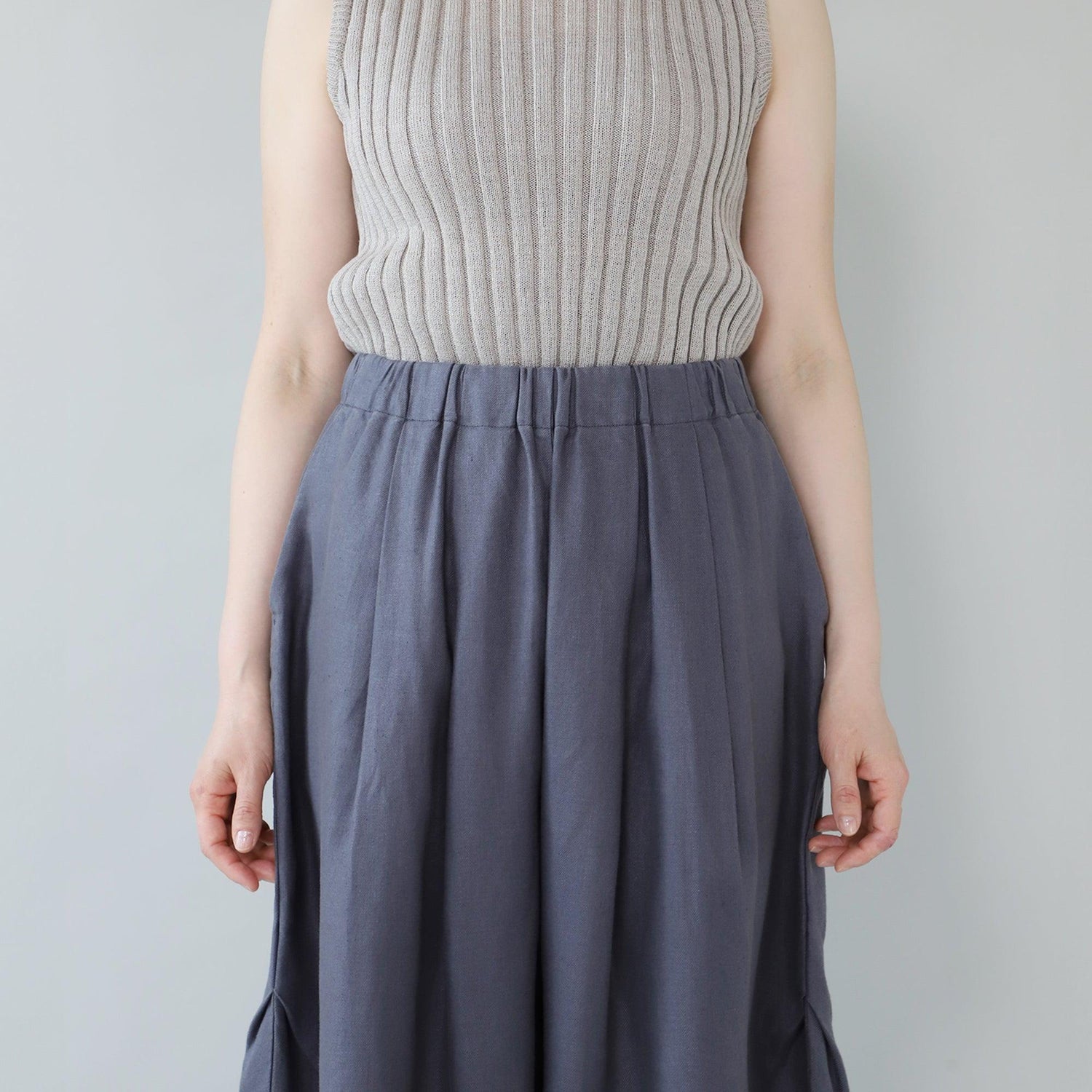 WE2501G005 ヘンプワイドコクーンパンツ