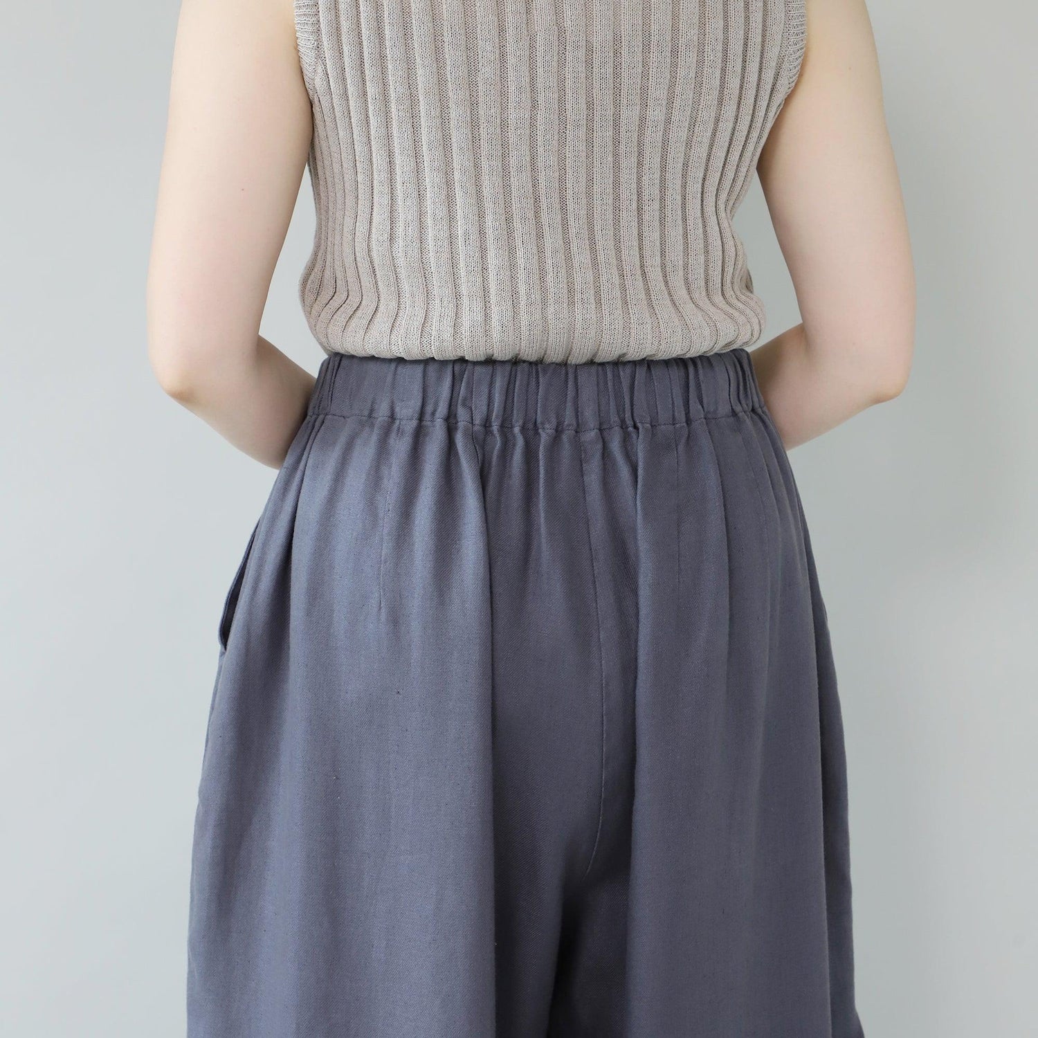 WE2501G005 ヘンプワイドコクーンパンツ