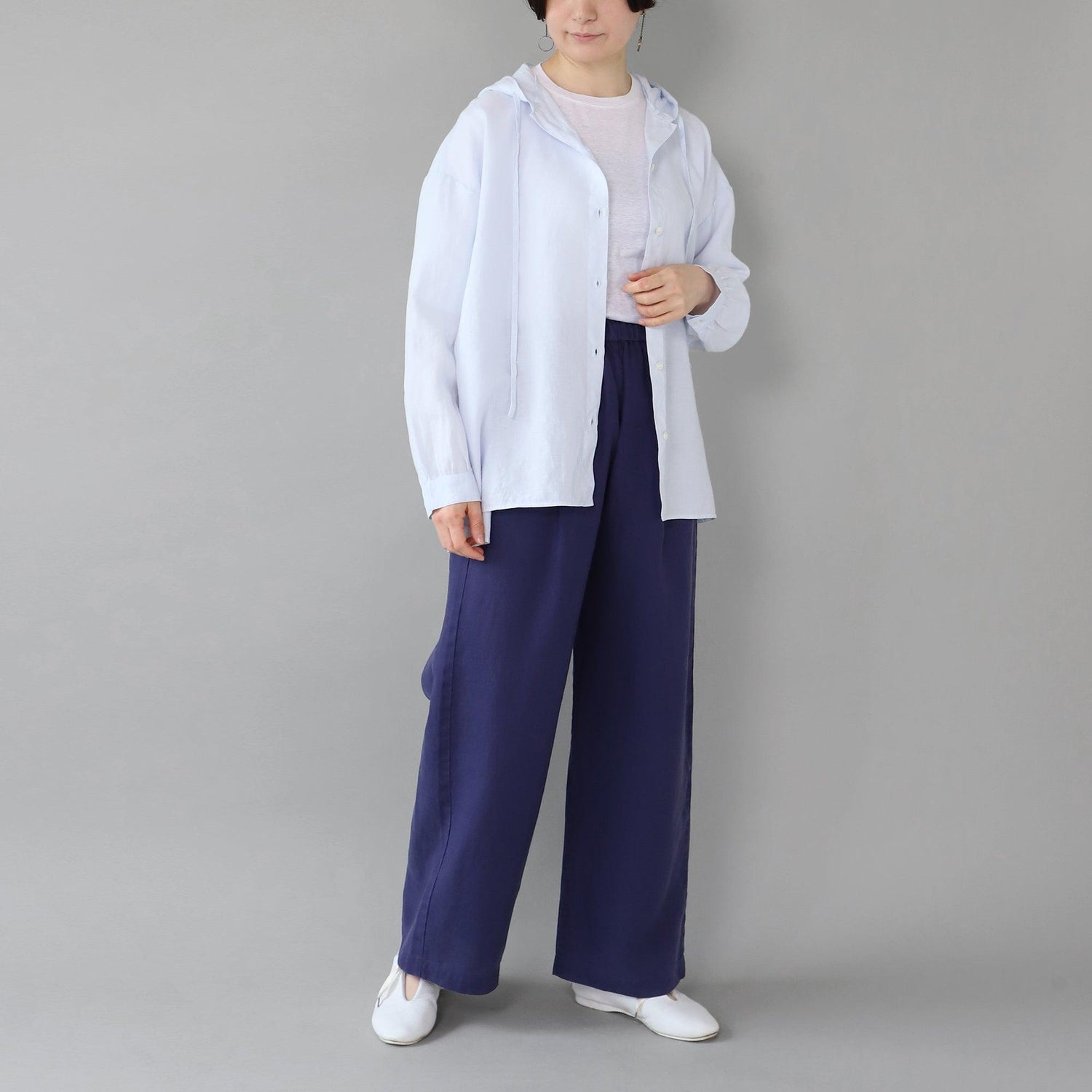 WE2501G002 ヘンプ タックイージーパンツ