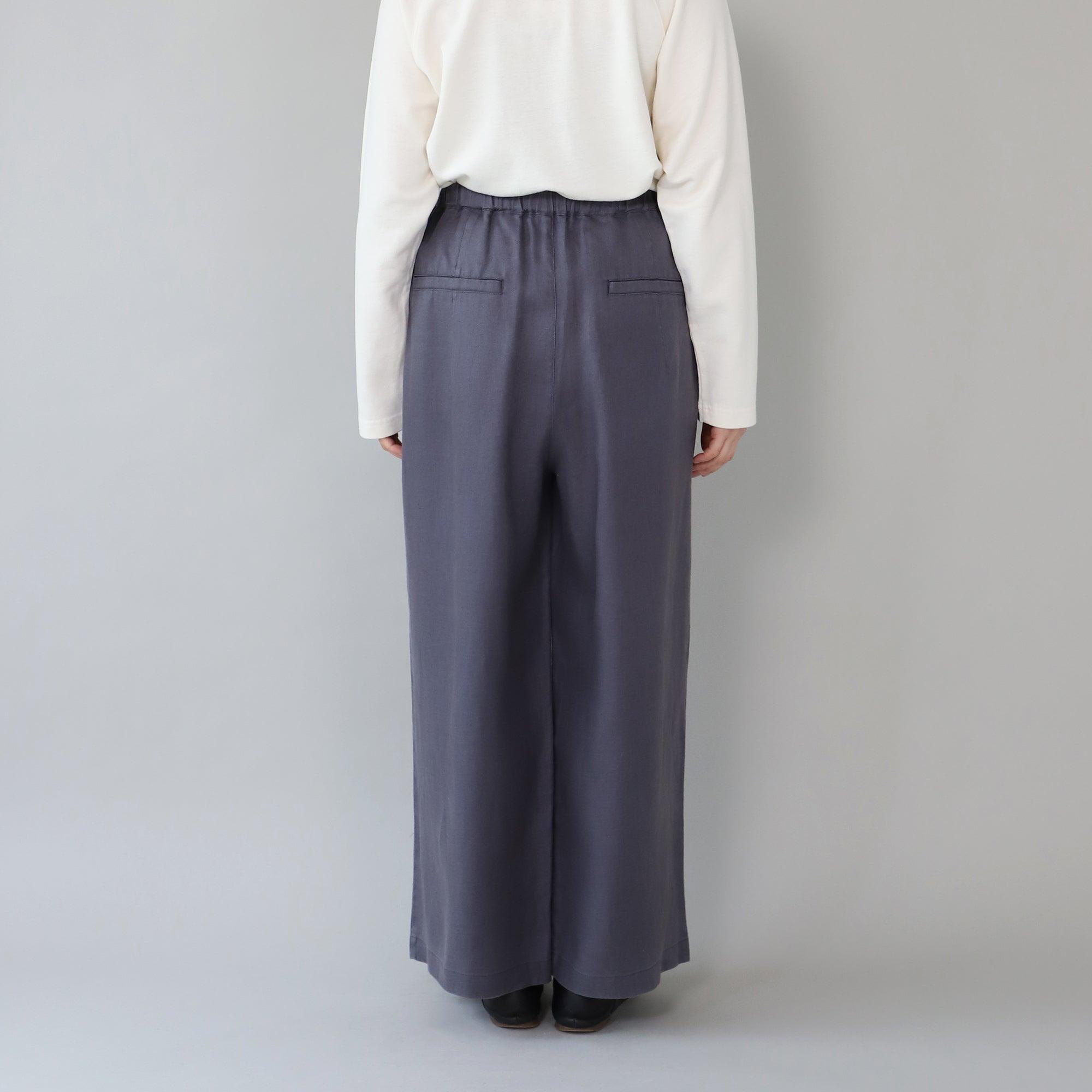 WE2501G004 ヘンプツイル  ストレートイージーパンツ