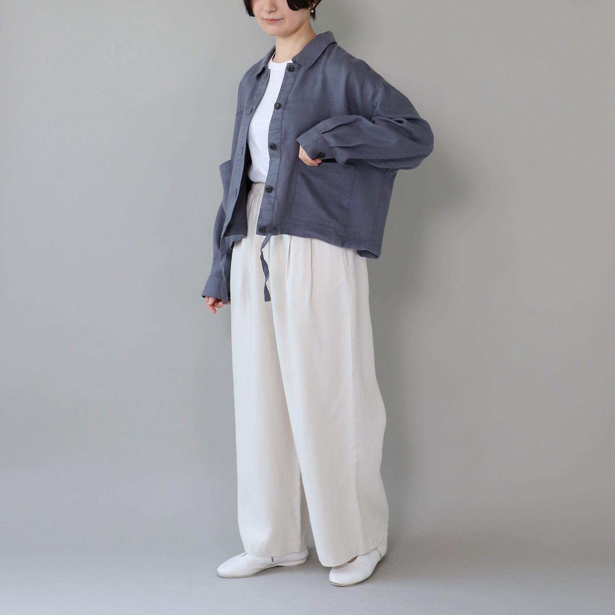 WE2501G004 ヘンプツイル  ストレートイージーパンツ