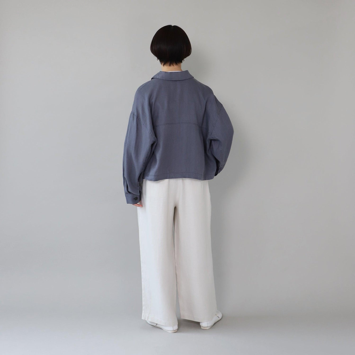 WE2501G008 ヘンプツイルシャツジャケット