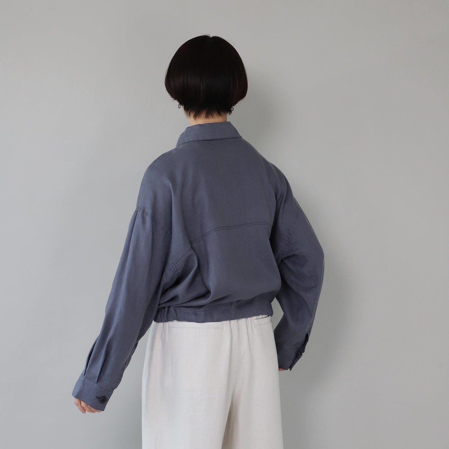 WE2501G008 ヘンプツイルシャツジャケット