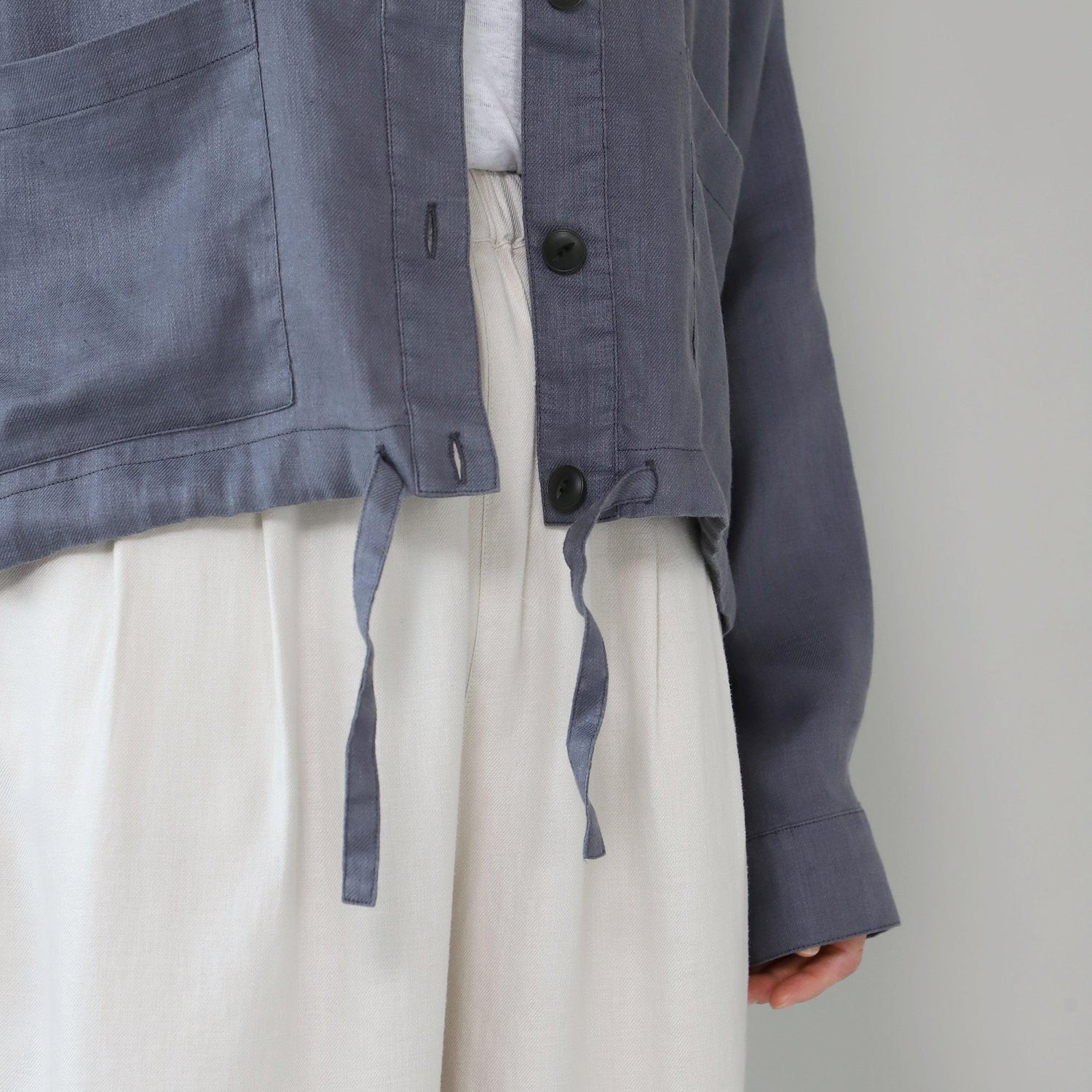 WE2501G008 ヘンプツイルシャツジャケット