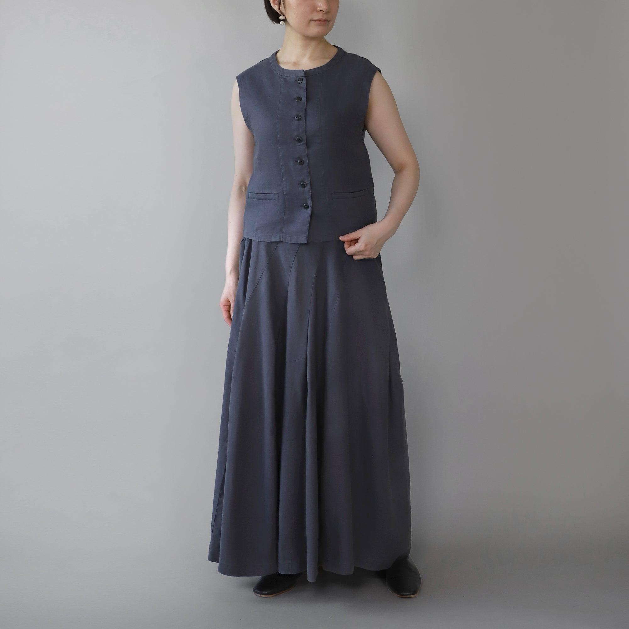 ヘンプオープンベスト WE2401G009 INK