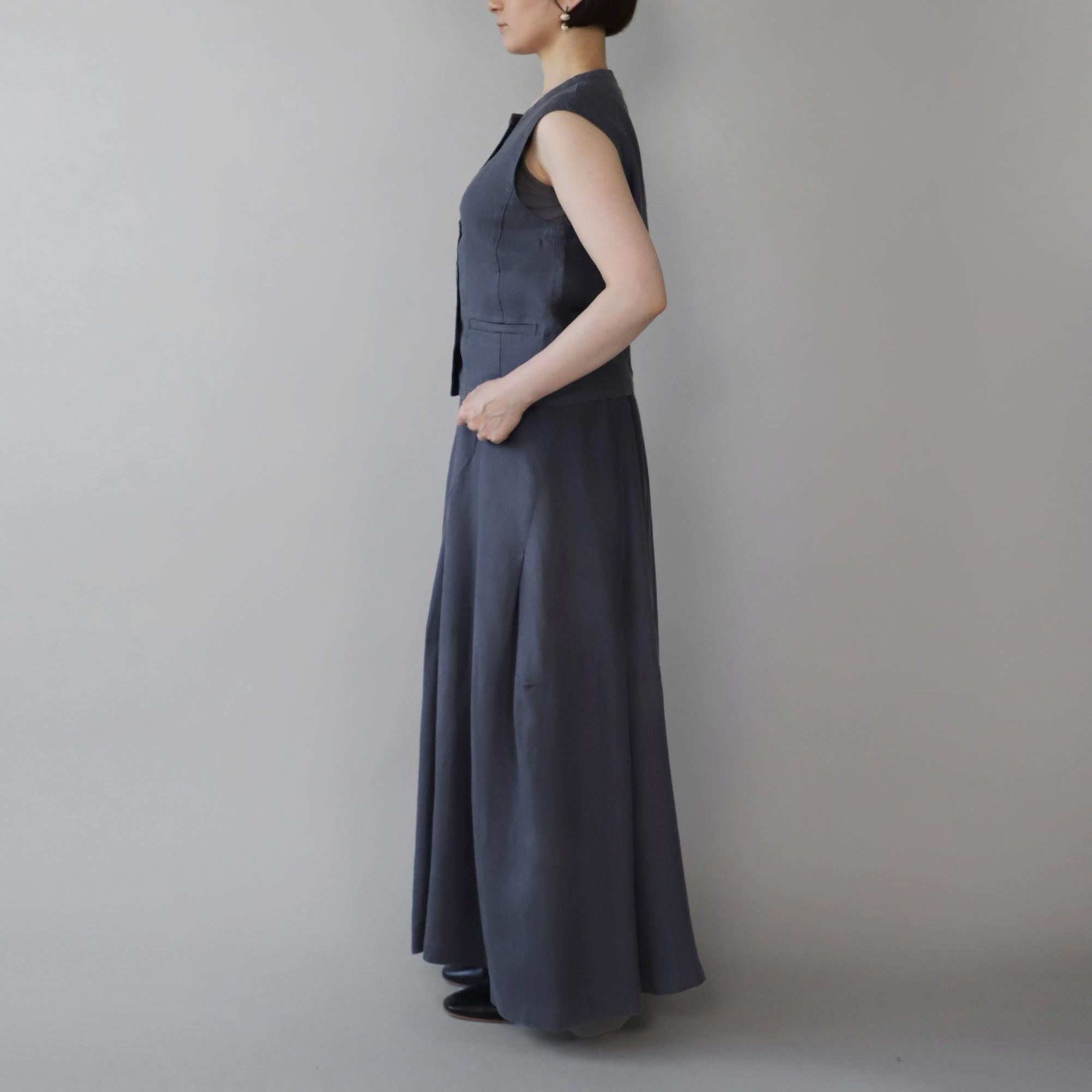 ヘンプオープンベスト WE2401G009 INK