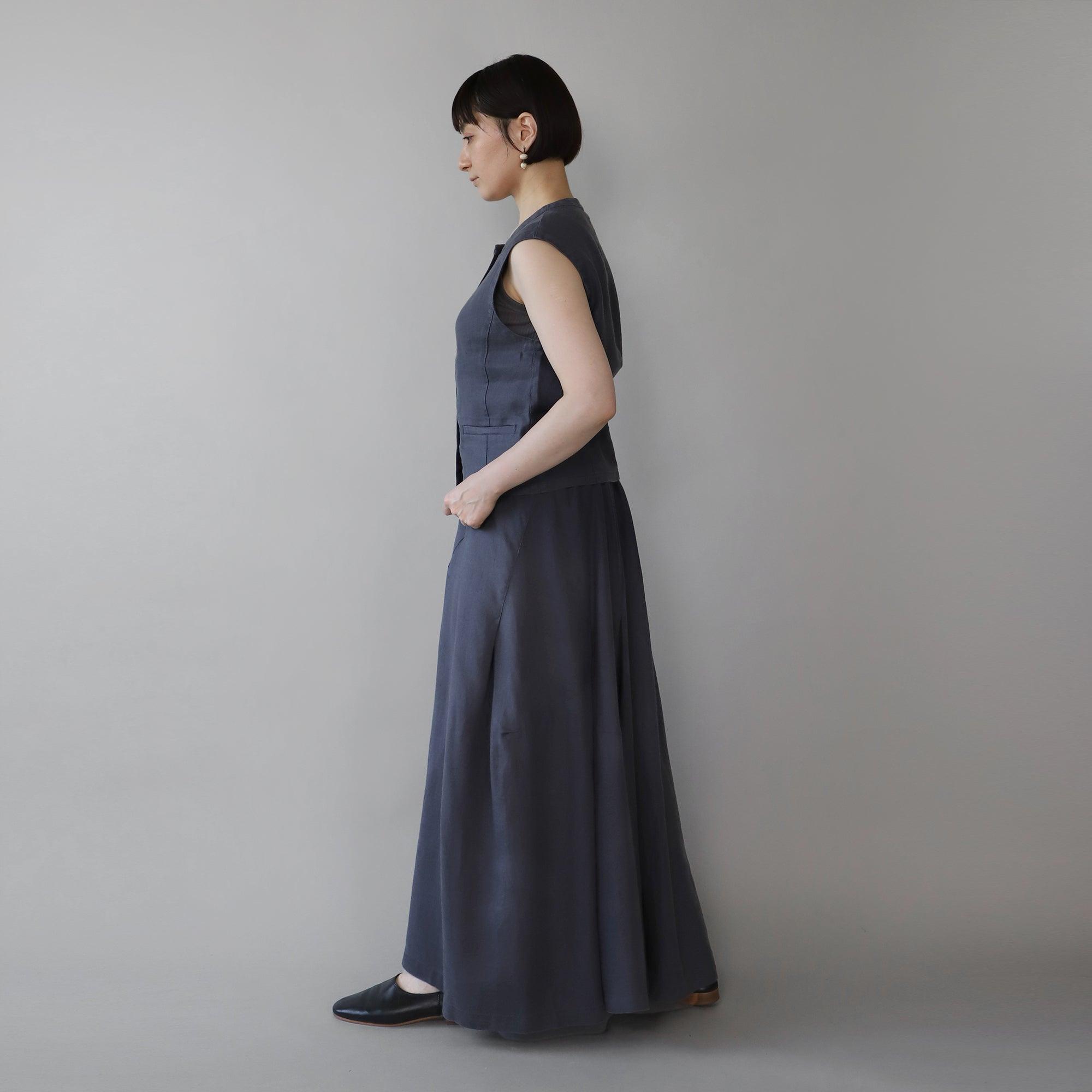 ヘンプオープンベスト WE2401G009 INK