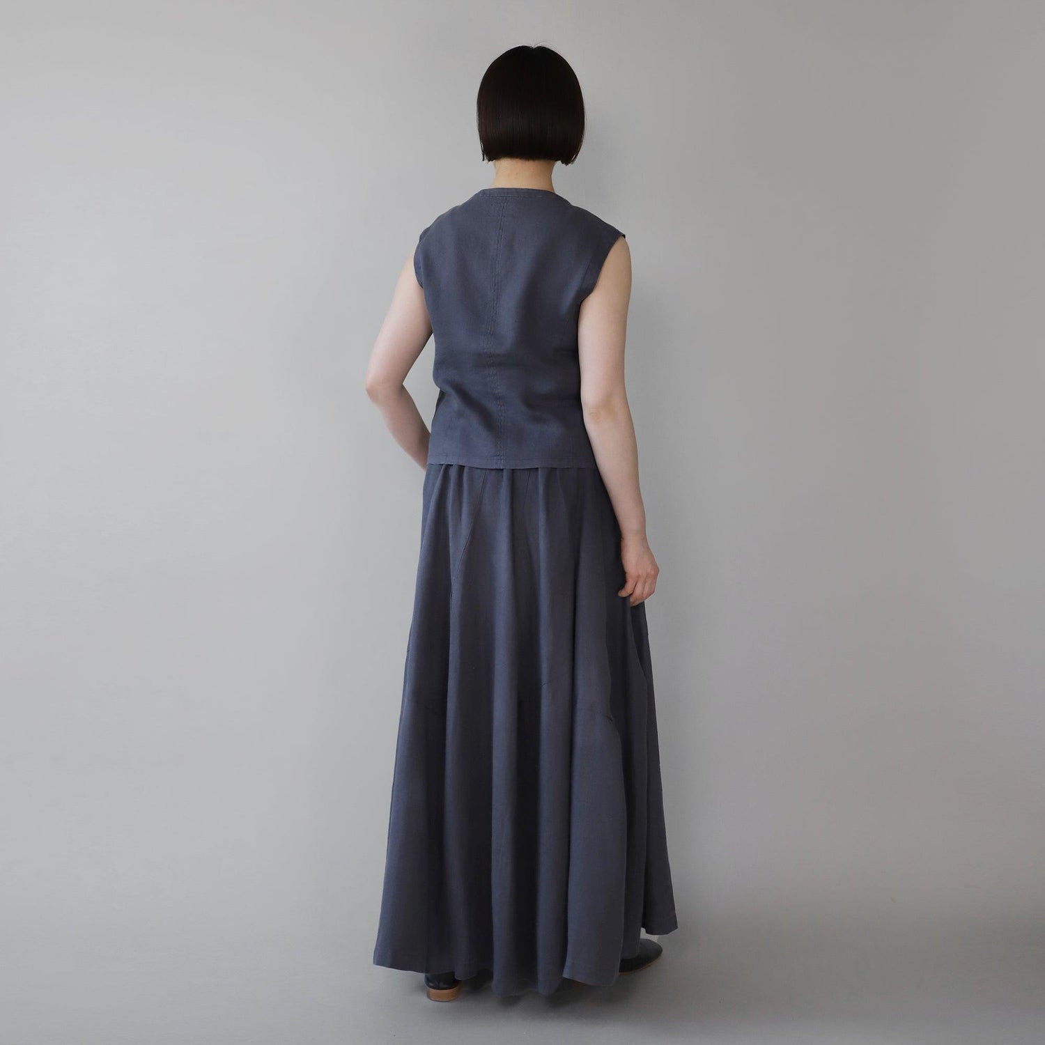 ヘンプオープンベスト WE2401G009 INK