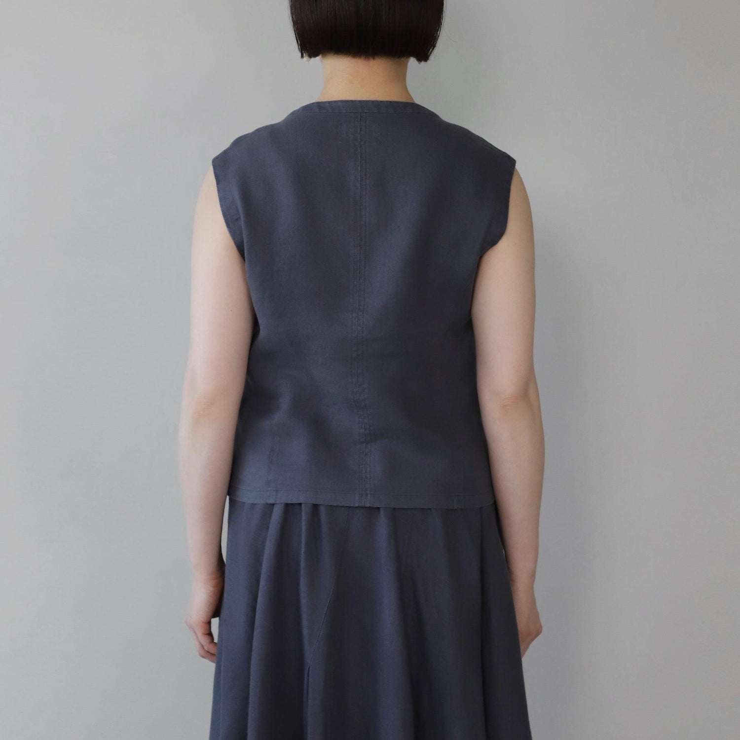 ヘンプオープンベスト WE2401G009 INK