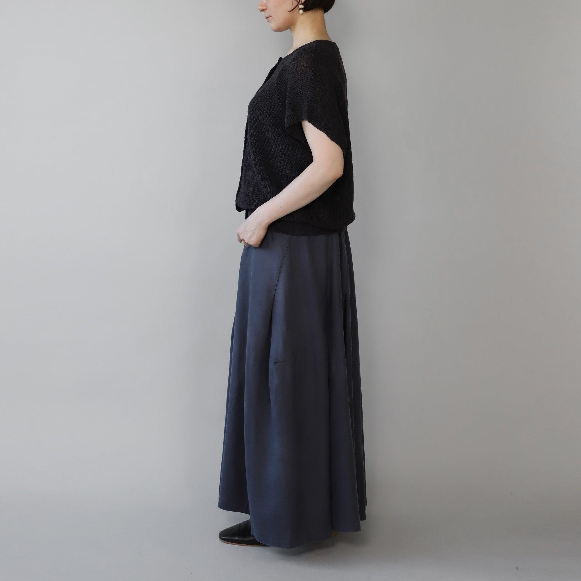 ヘンプコットンコクーンプルオーバー WE2401G016 Black