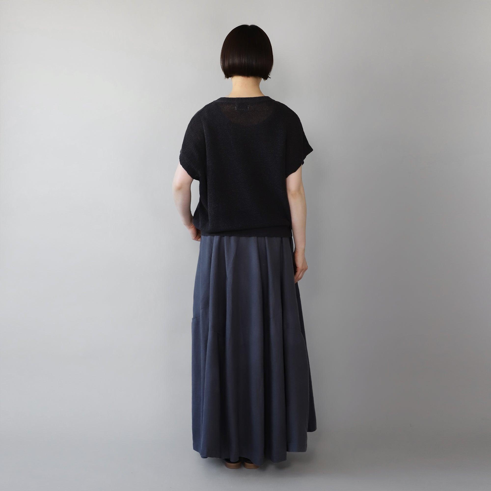 ヘンプコットンコクーンプルオーバー WE2401G016 Black