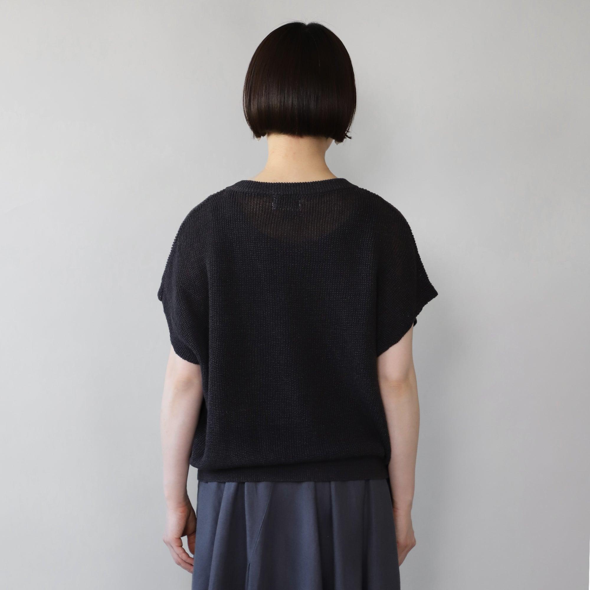 ヘンプコットンコクーンプルオーバー WE2401G016 Black