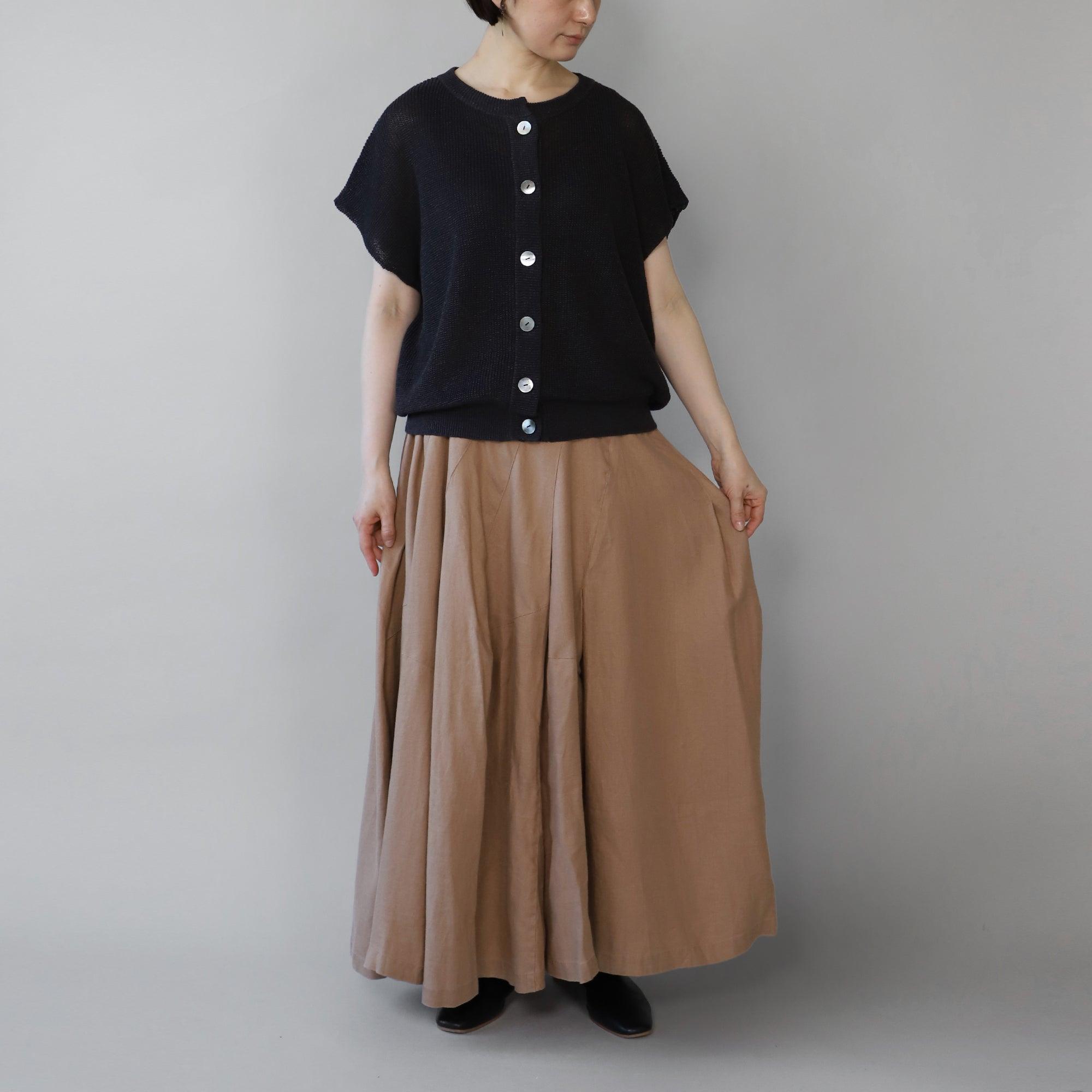 ヘンプコットンコクーンプルオーバー WE2401G016 Black