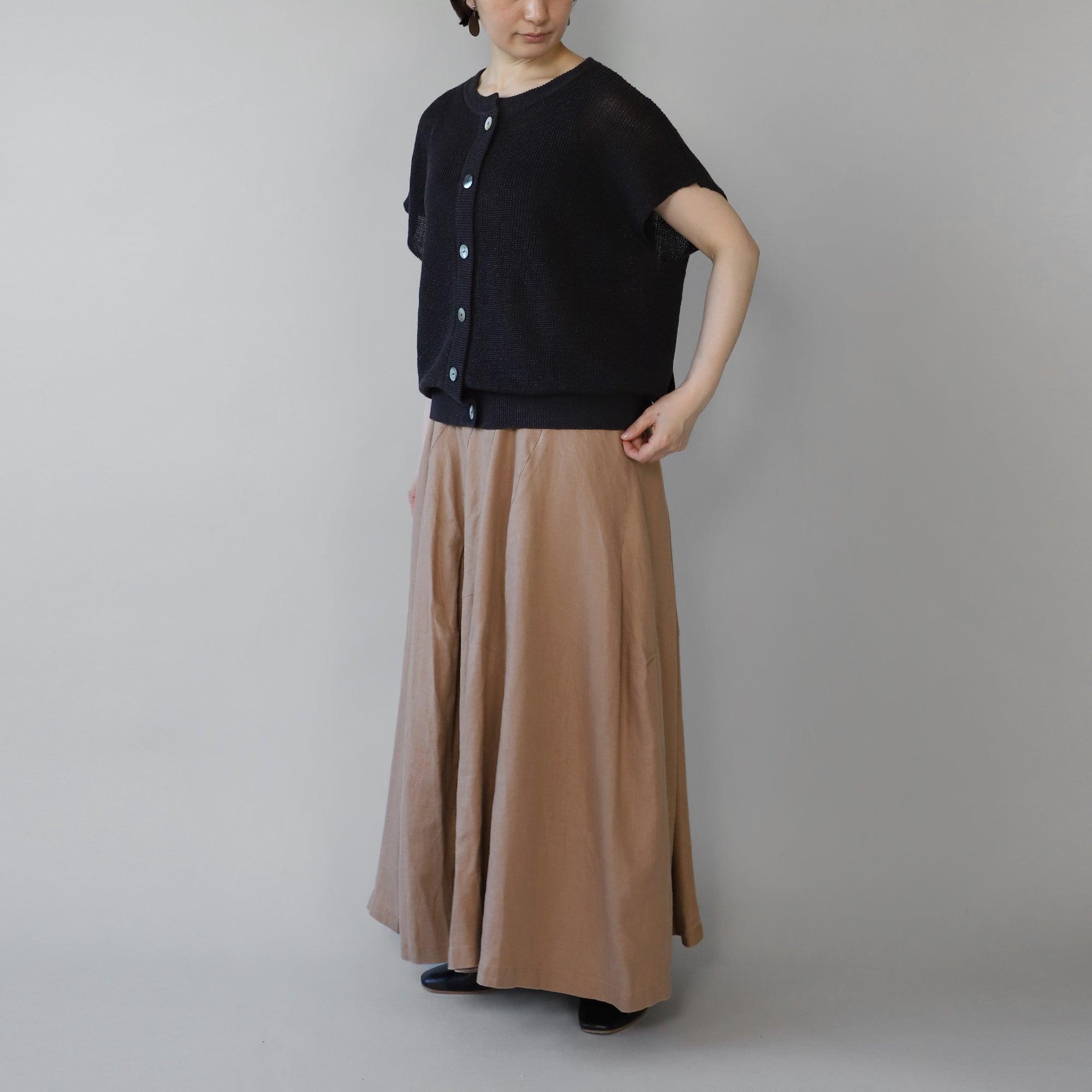 ヘンプコットンコクーンプルオーバー WE2401G016 Black